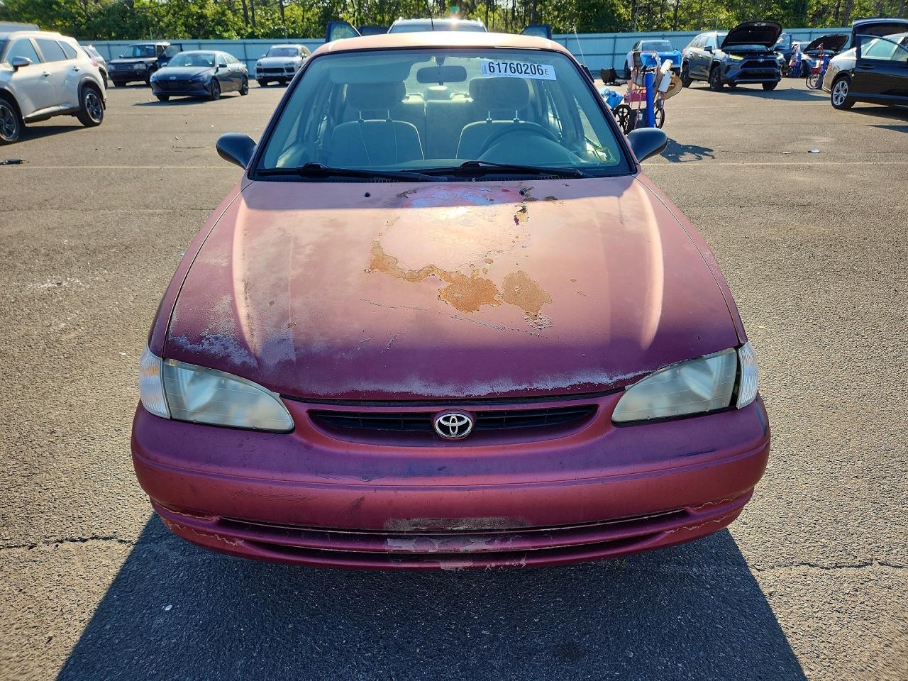 2000 Toyota Corolla Ve Red vin: 1NXBR12E7YZ313785