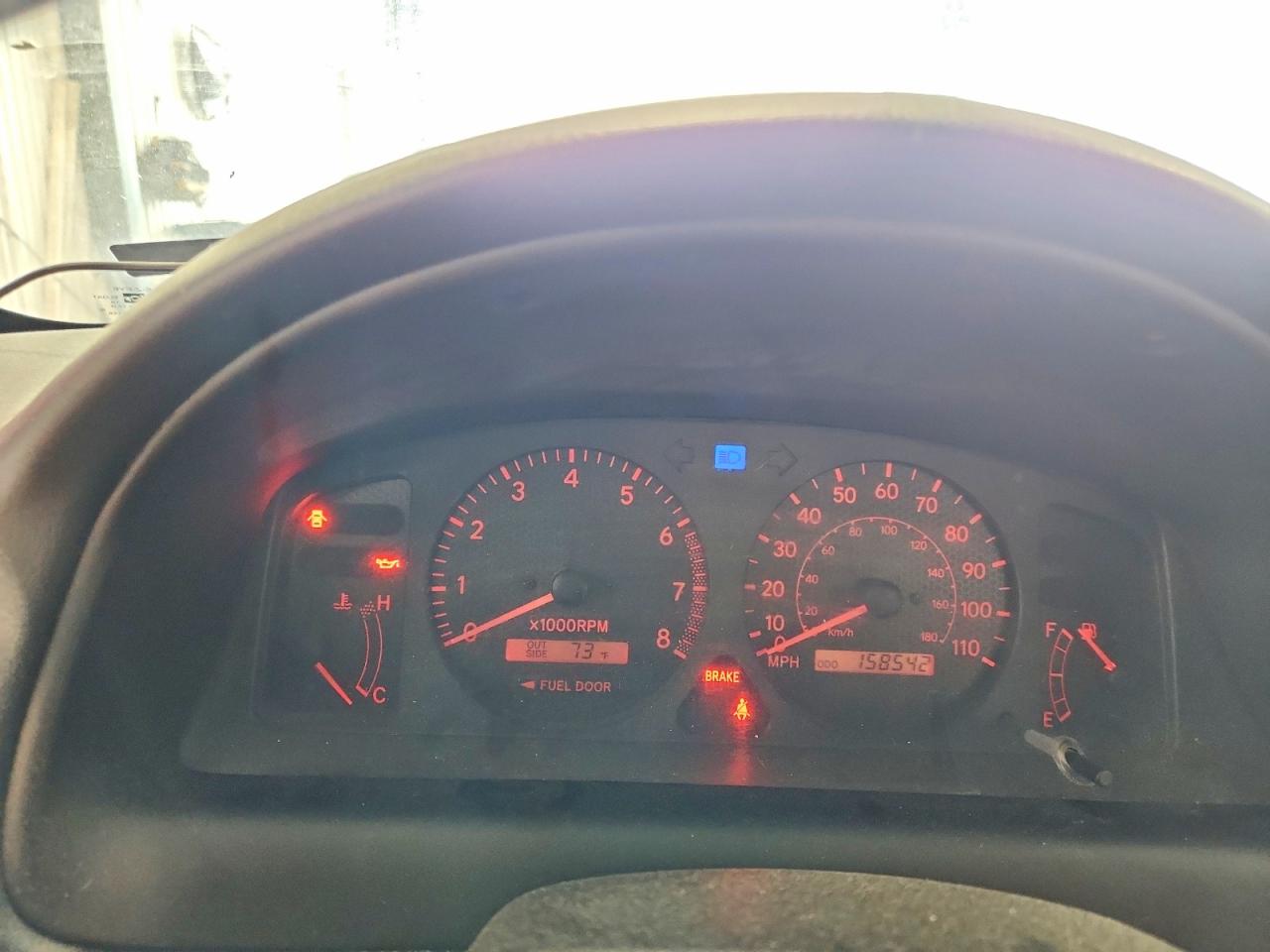 2001 Toyota Corolla S Красный vin: 1NXBR12E81Z476466