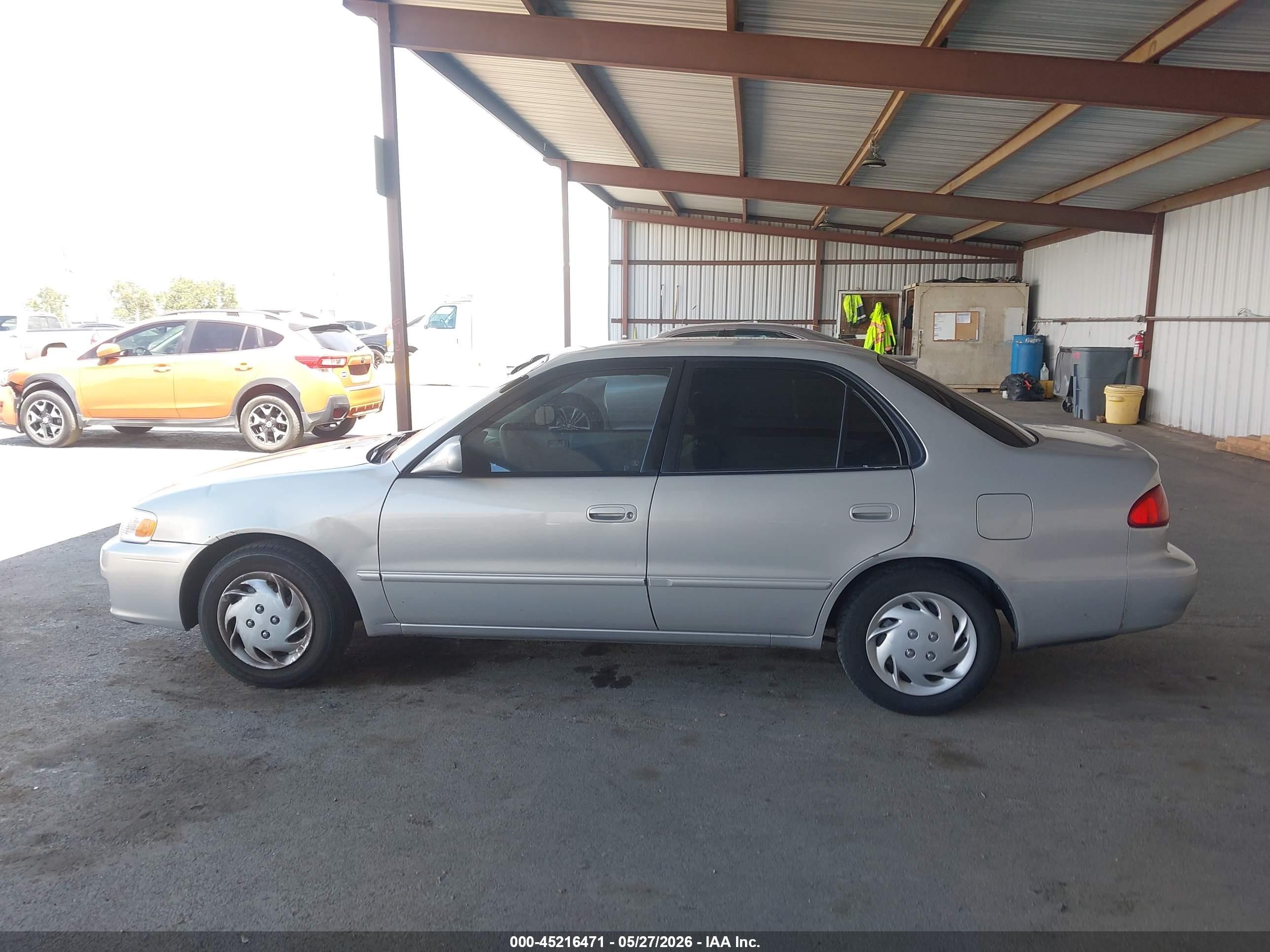 2002 Toyota Corolla Le Бежевый vin: 1NXBR12E92Z631866