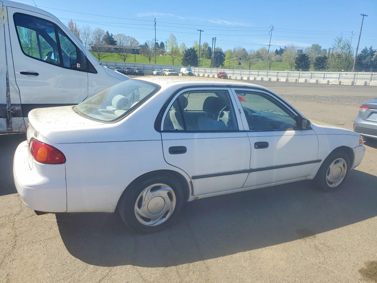 1998 Toyota Corolla Ce Белый vin: 1NXBR12E9WZ005126