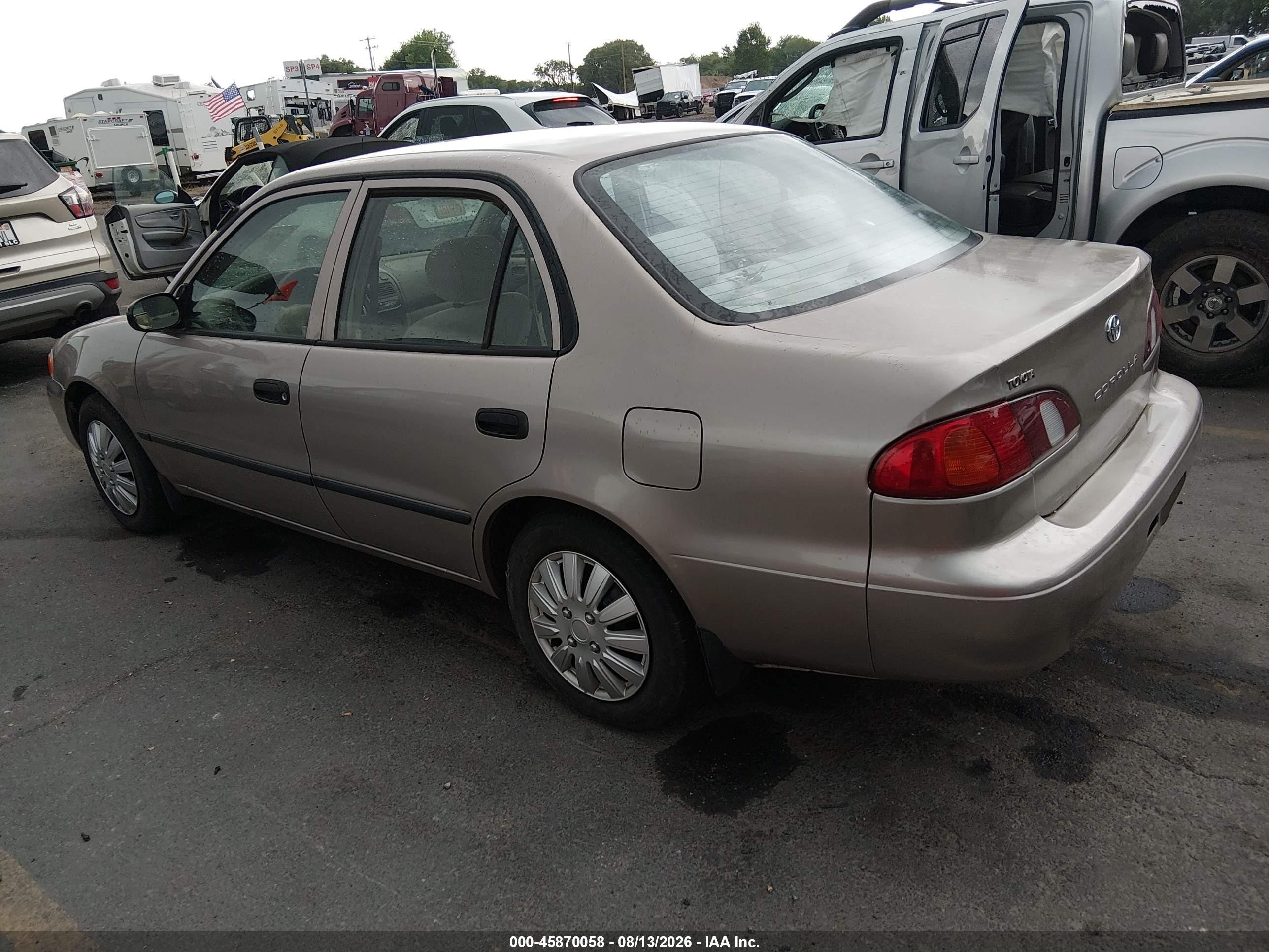 2000 Toyota Corolla Ce Gold vin: 1NXBR12E9YZ310340