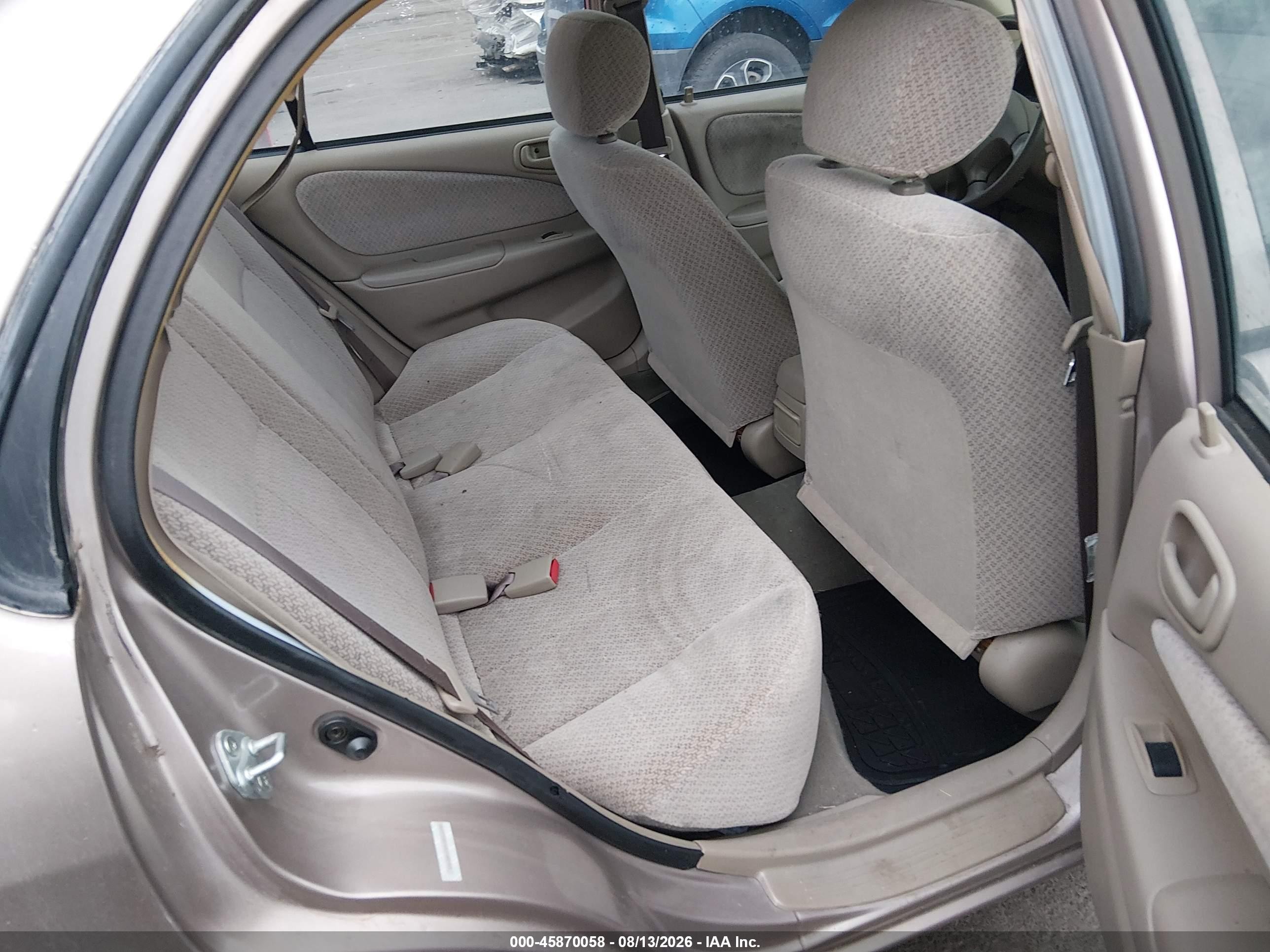 2000 Toyota Corolla Ce Gold vin: 1NXBR12E9YZ310340