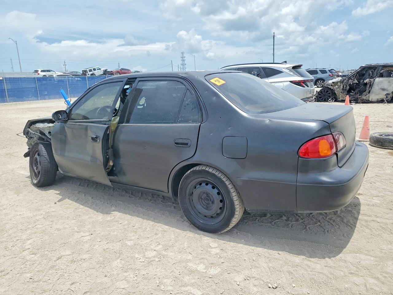 2002 Toyota Corolla Ce Black vin: 1NXBR12EX2Z632184