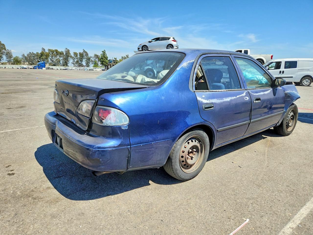 1998 Toyota Corolla Ve Blue vin: 1NXBR12EXWZ090025