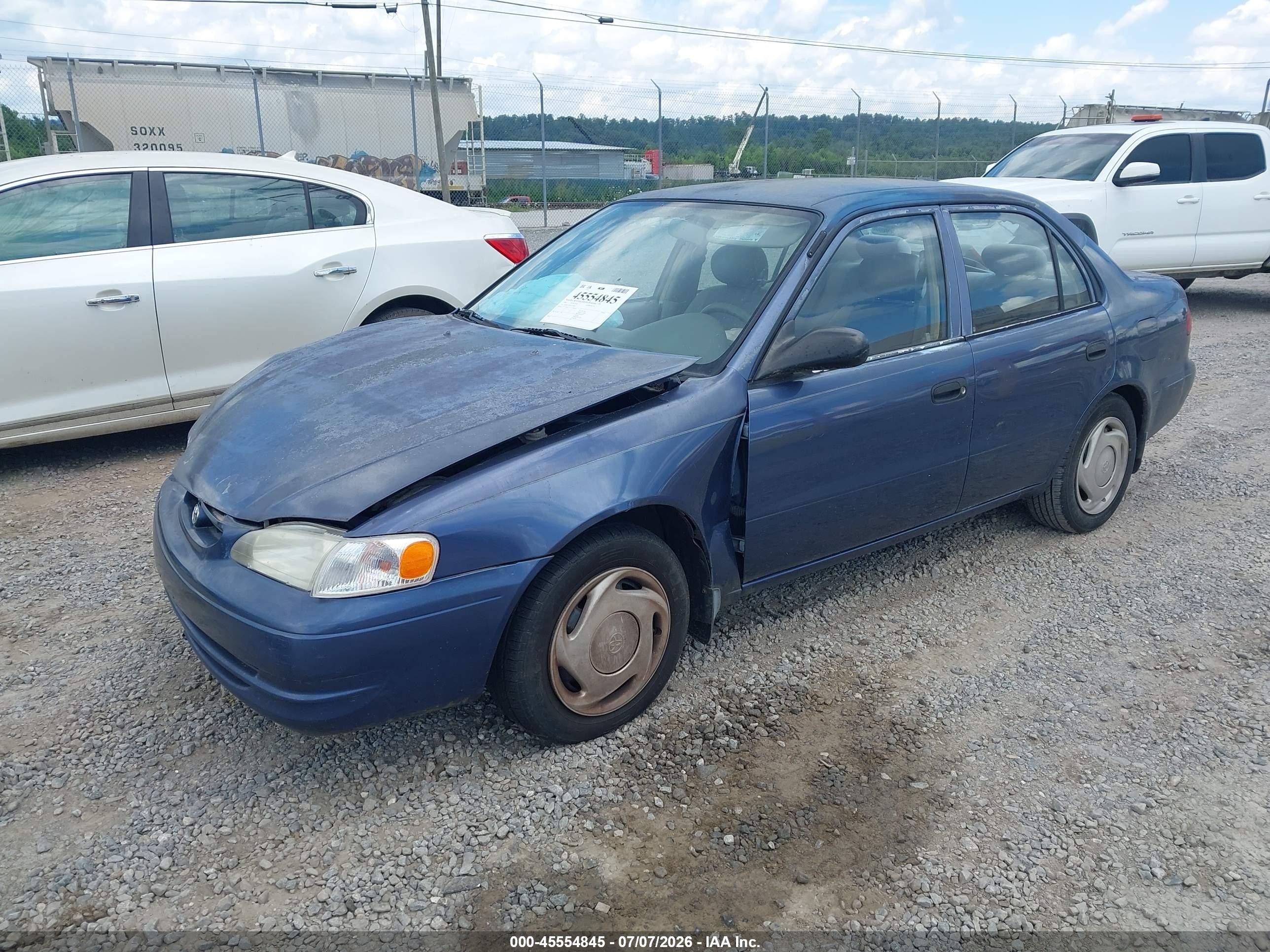1999 Toyota Corolla Ve/ce/le Blue vin: 1NXBR12EXXZ170832