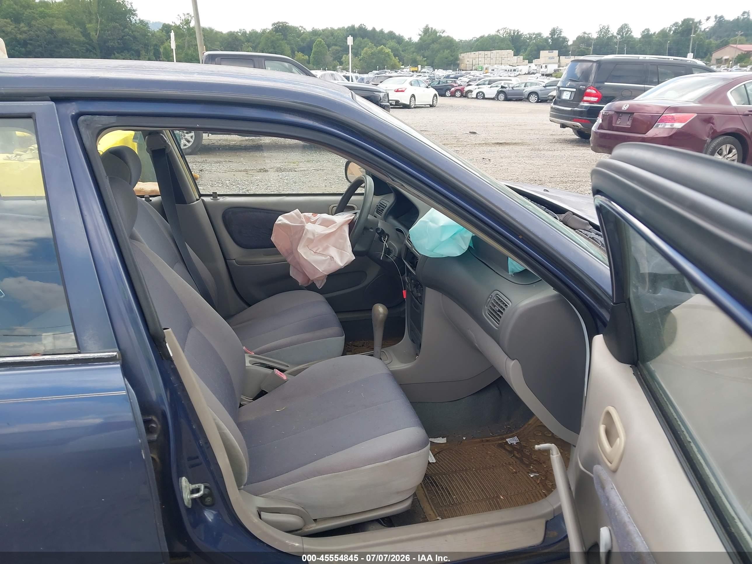 1999 Toyota Corolla Ve/ce/le Blue vin: 1NXBR12EXXZ170832