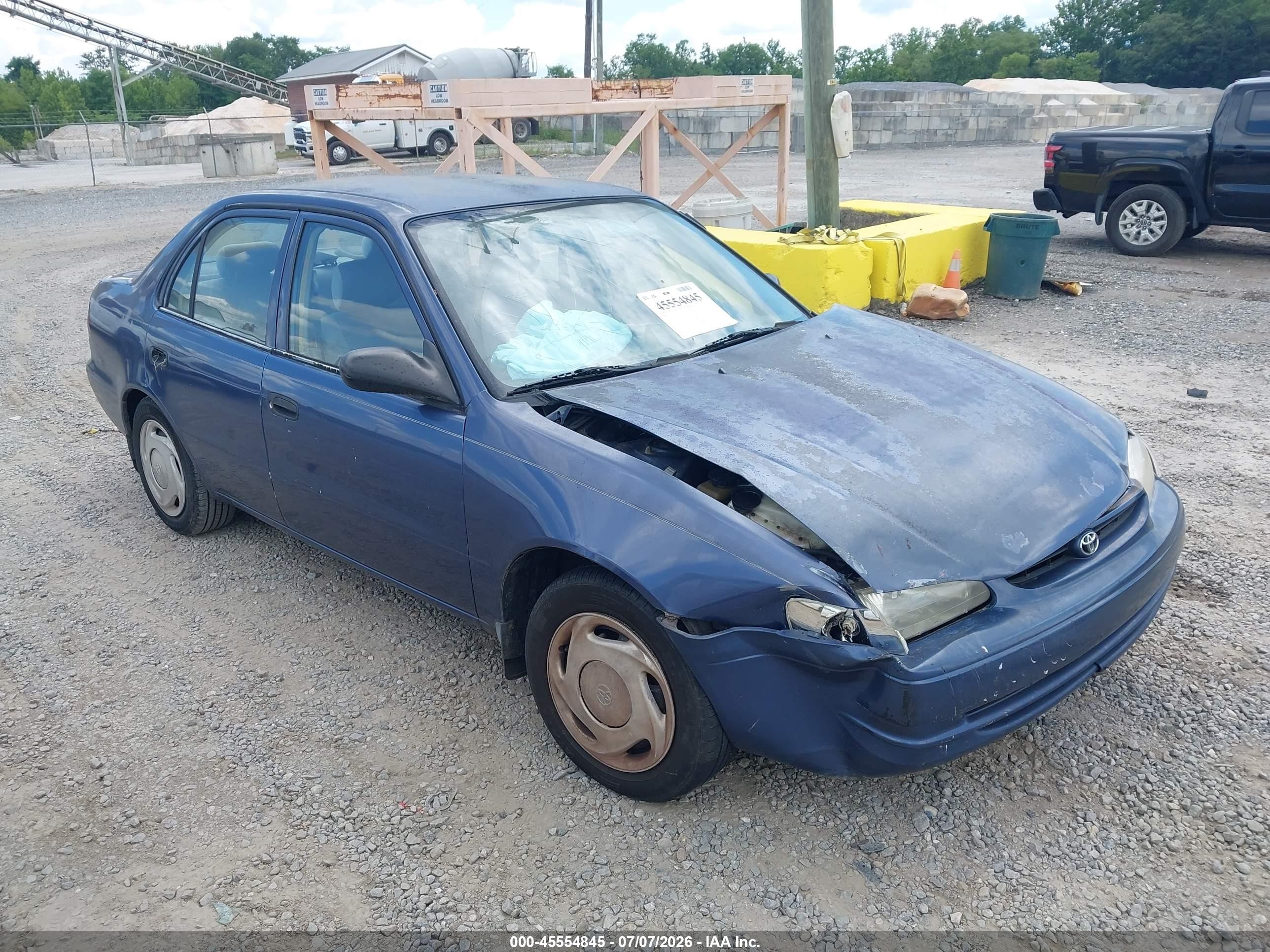 1999 Toyota Corolla Ve/ce/le Blue vin: 1NXBR12EXXZ170832