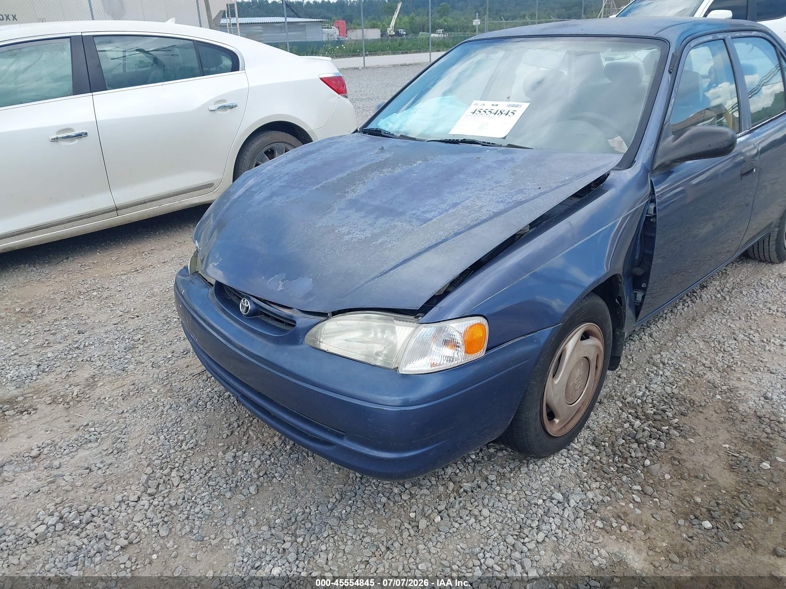 1999 Toyota Corolla Ve/ce/le Blue vin: 1NXBR12EXXZ170832