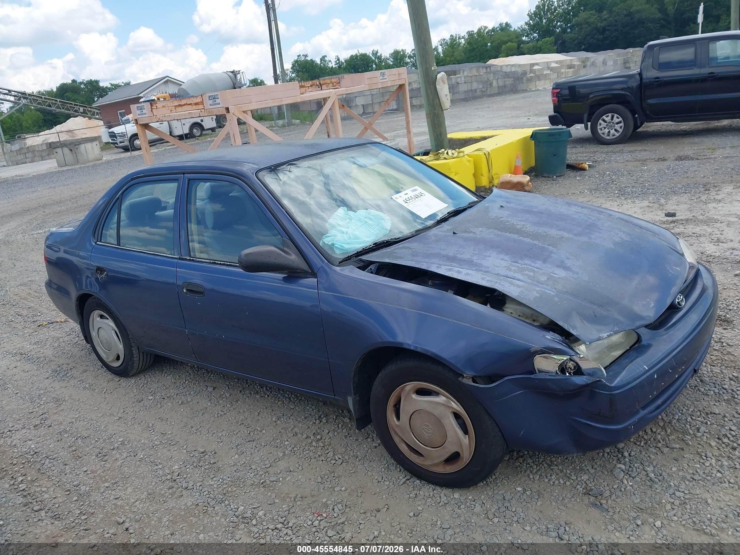 1999 Toyota Corolla Ve/ce/le Blue vin: 1NXBR12EXXZ170832