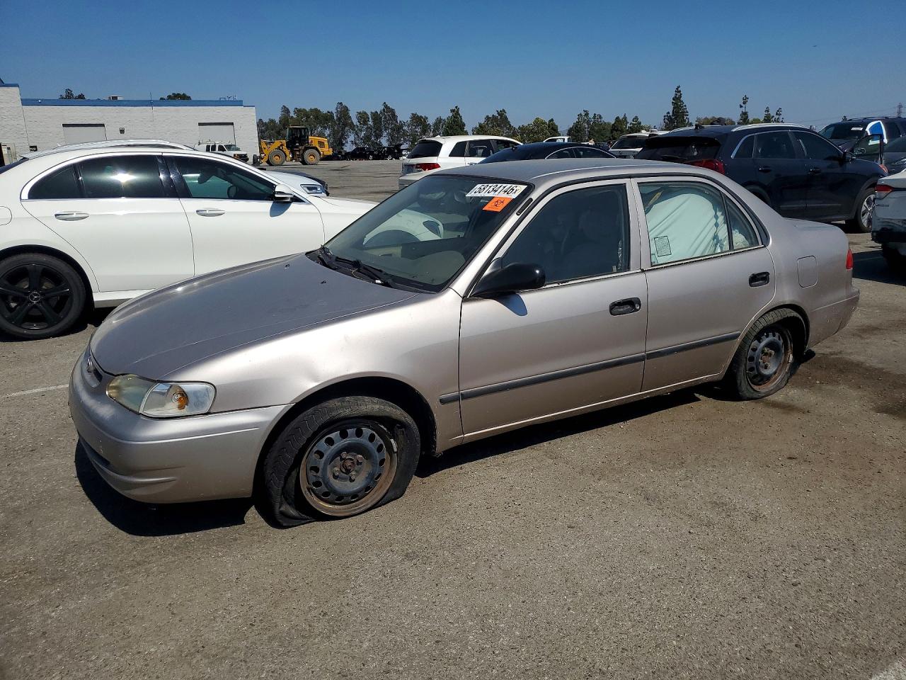 1999 Toyota Corolla Ve Silver vin: 1NXBR12EXXZ247716