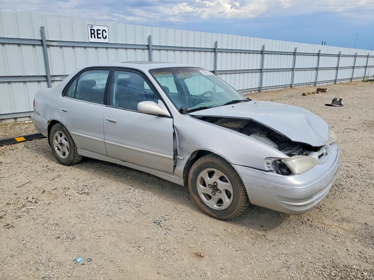2000 Toyota Corolla Ve/ce/le Silver vin: 1NXBR18E4YZ378326