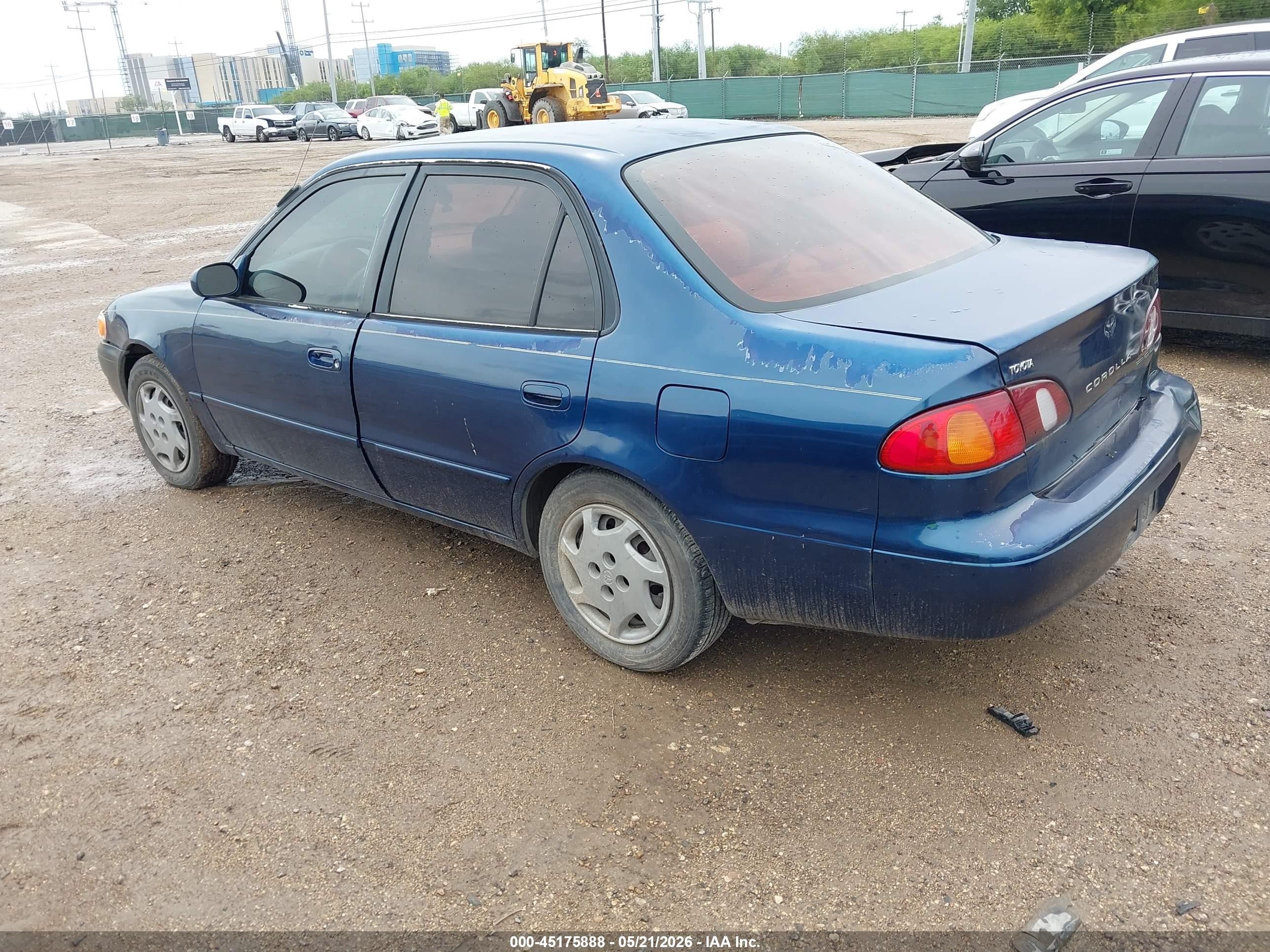 1998 Toyota Corolla Le Blue vin: 1NXBR18E5WZ095902