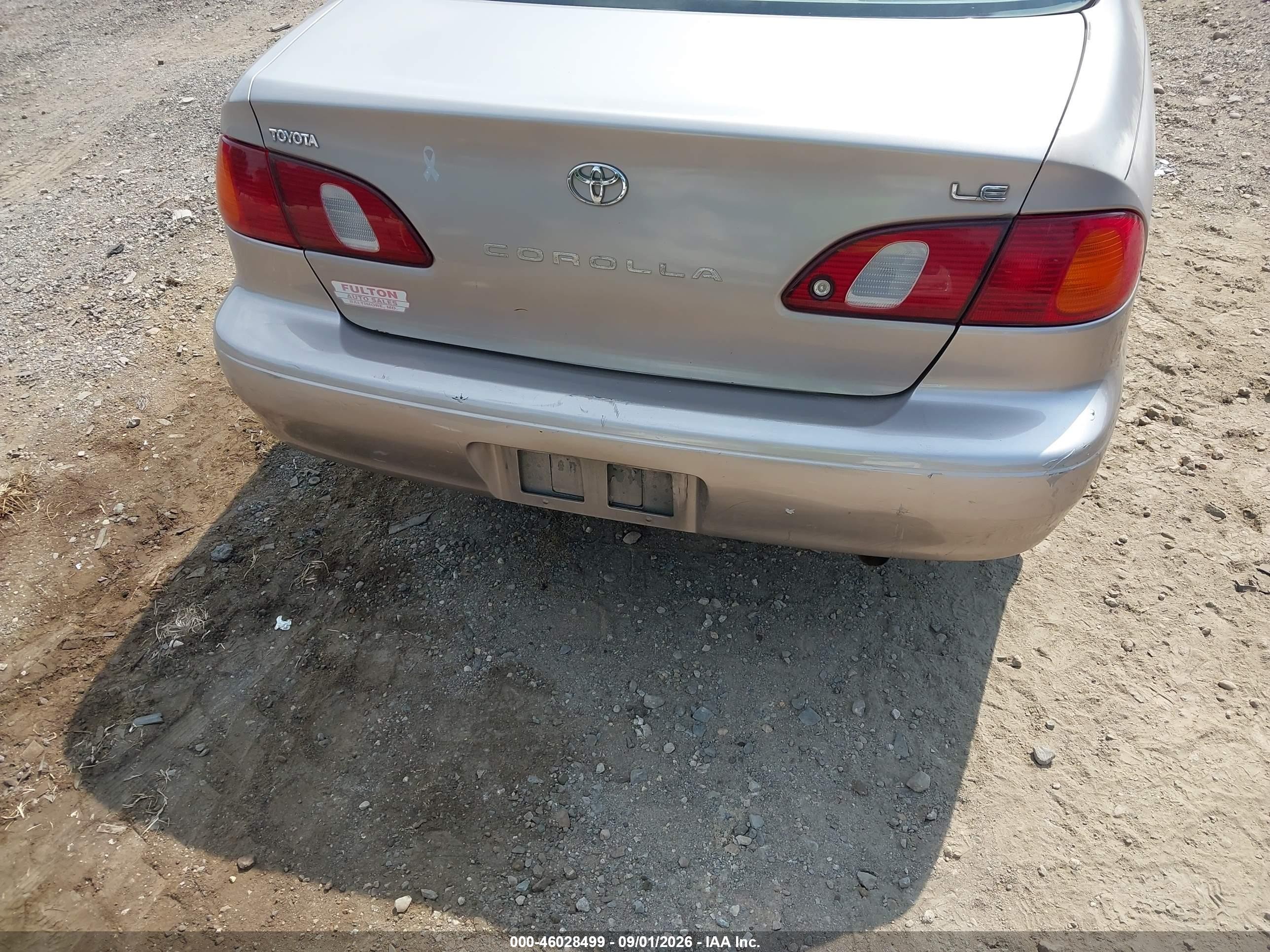1998 Toyota Corolla Le Champagne vin: 1NXBR18E6WZ118751