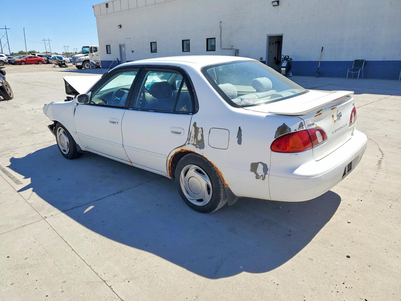 1998 Toyota Corolla Ve White vin: 1NXBR18EXWZ019155
