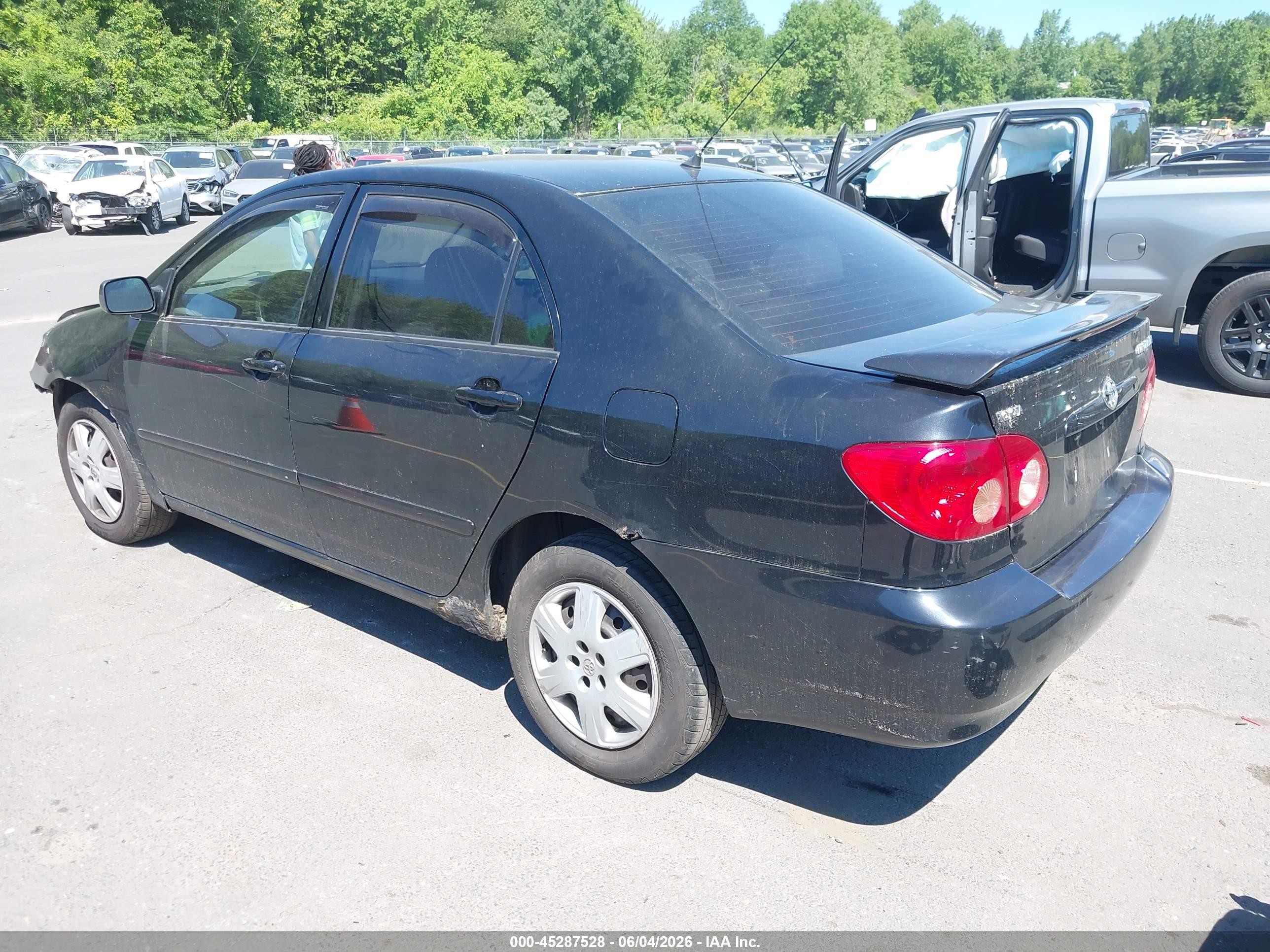 2005 Toyota Corolla   Black vin: 1NXBR30B95Z447918