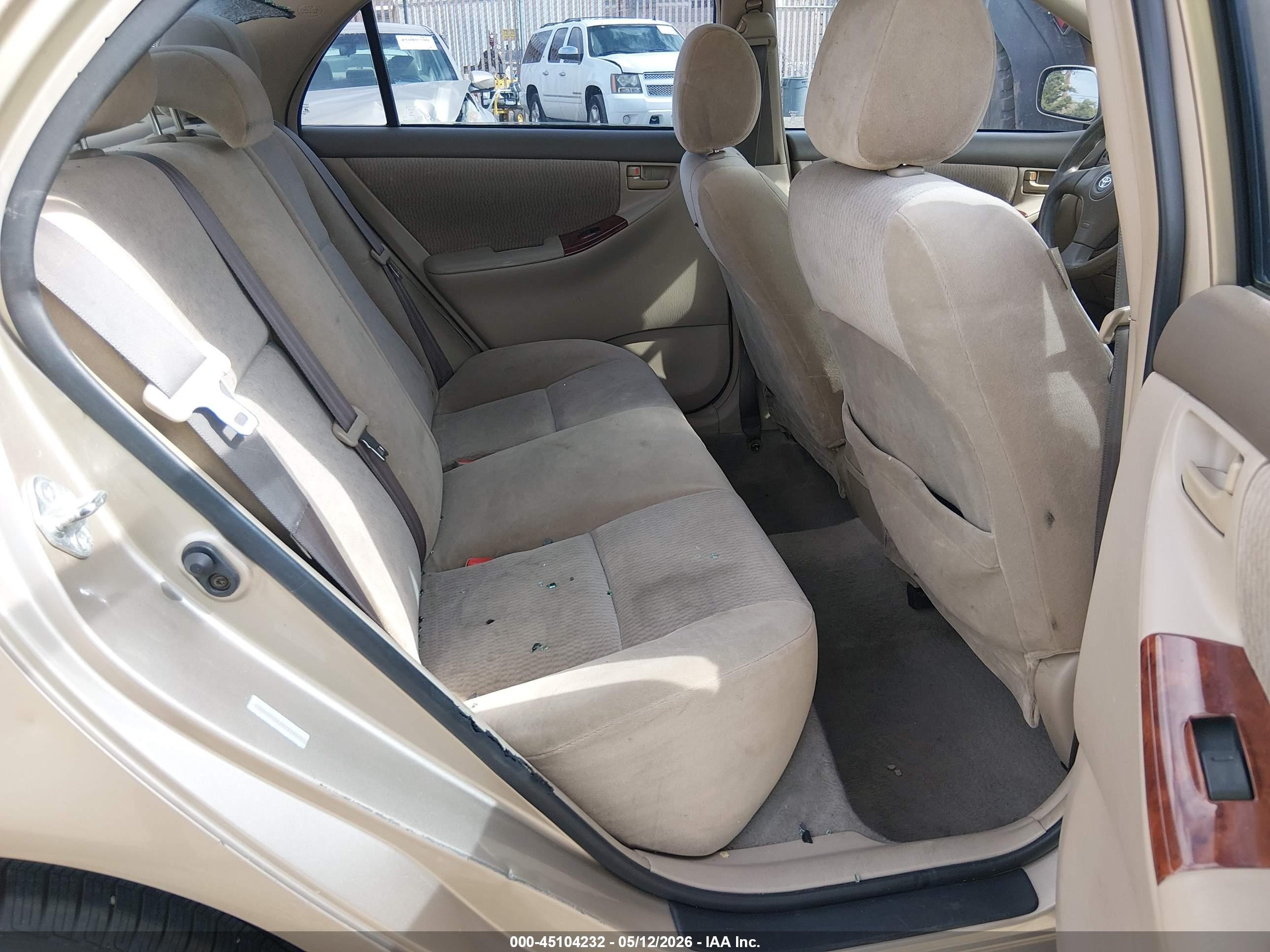 2005 Toyota Corolla Le Beige vin: 1NXBR30E05Z374809