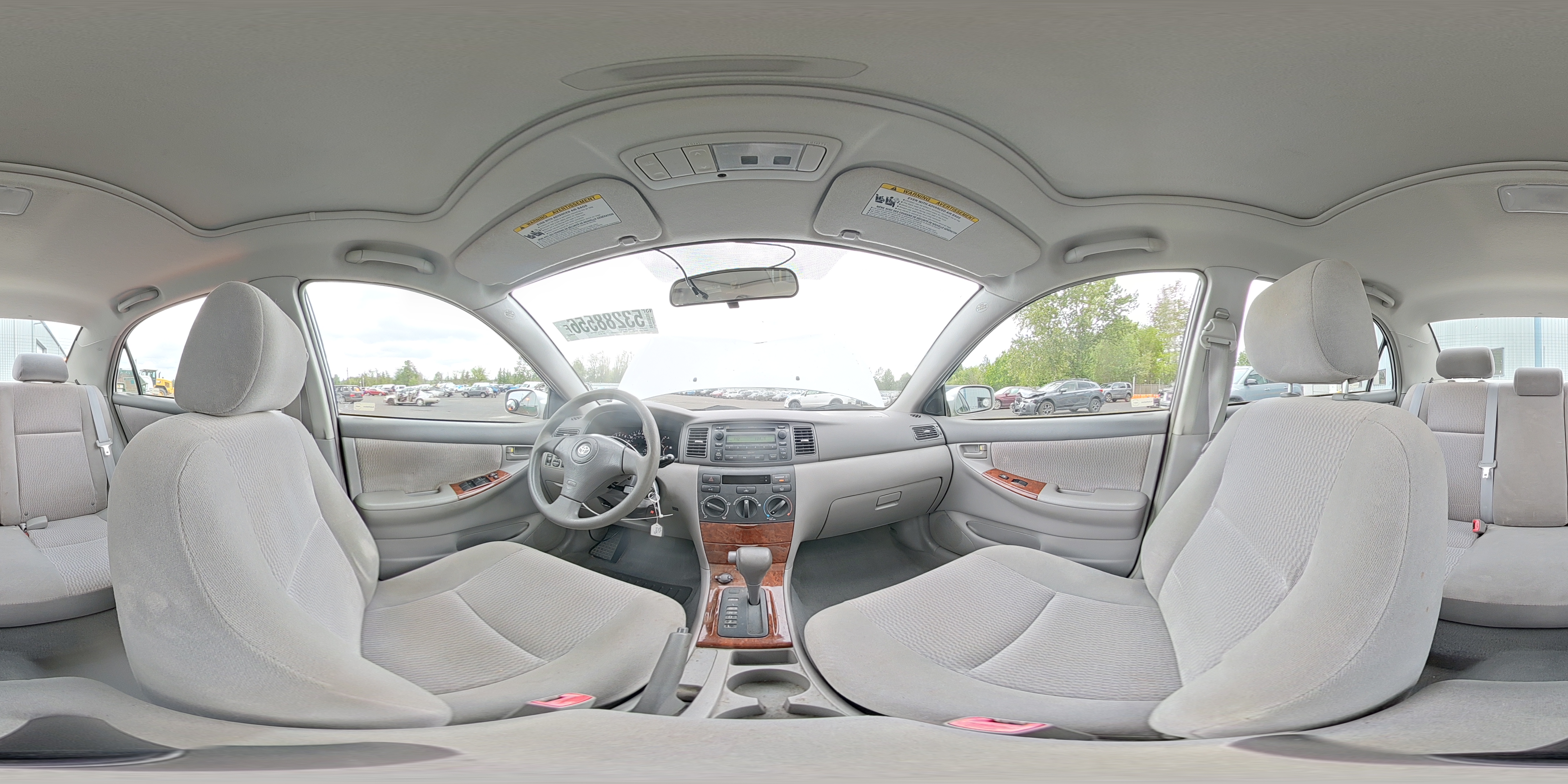 2005 Toyota Corolla Le Silver vin: 1NXBR30E05Z520139