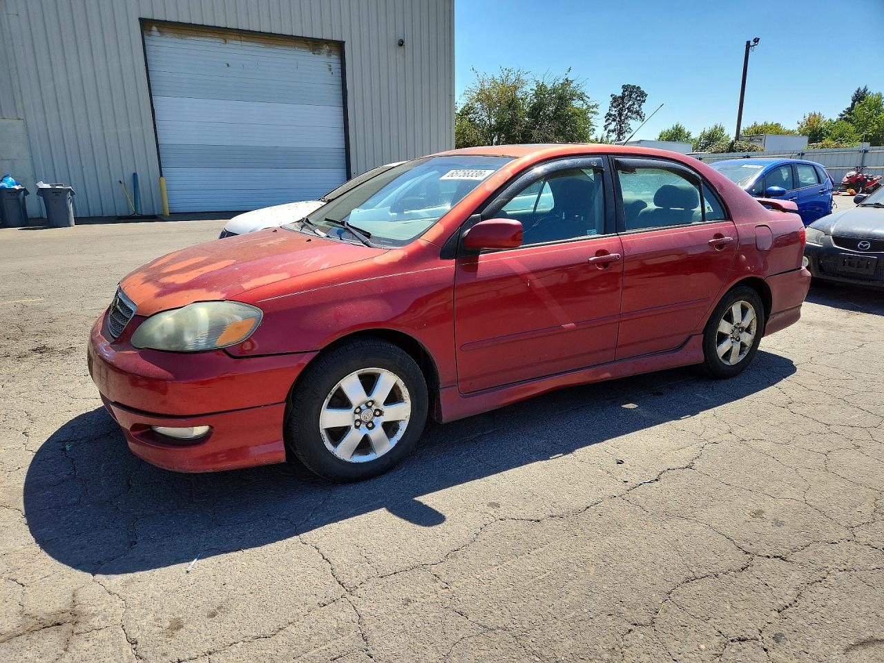 2007 Toyota Corolla S Red vin: 1NXBR30E07Z801831