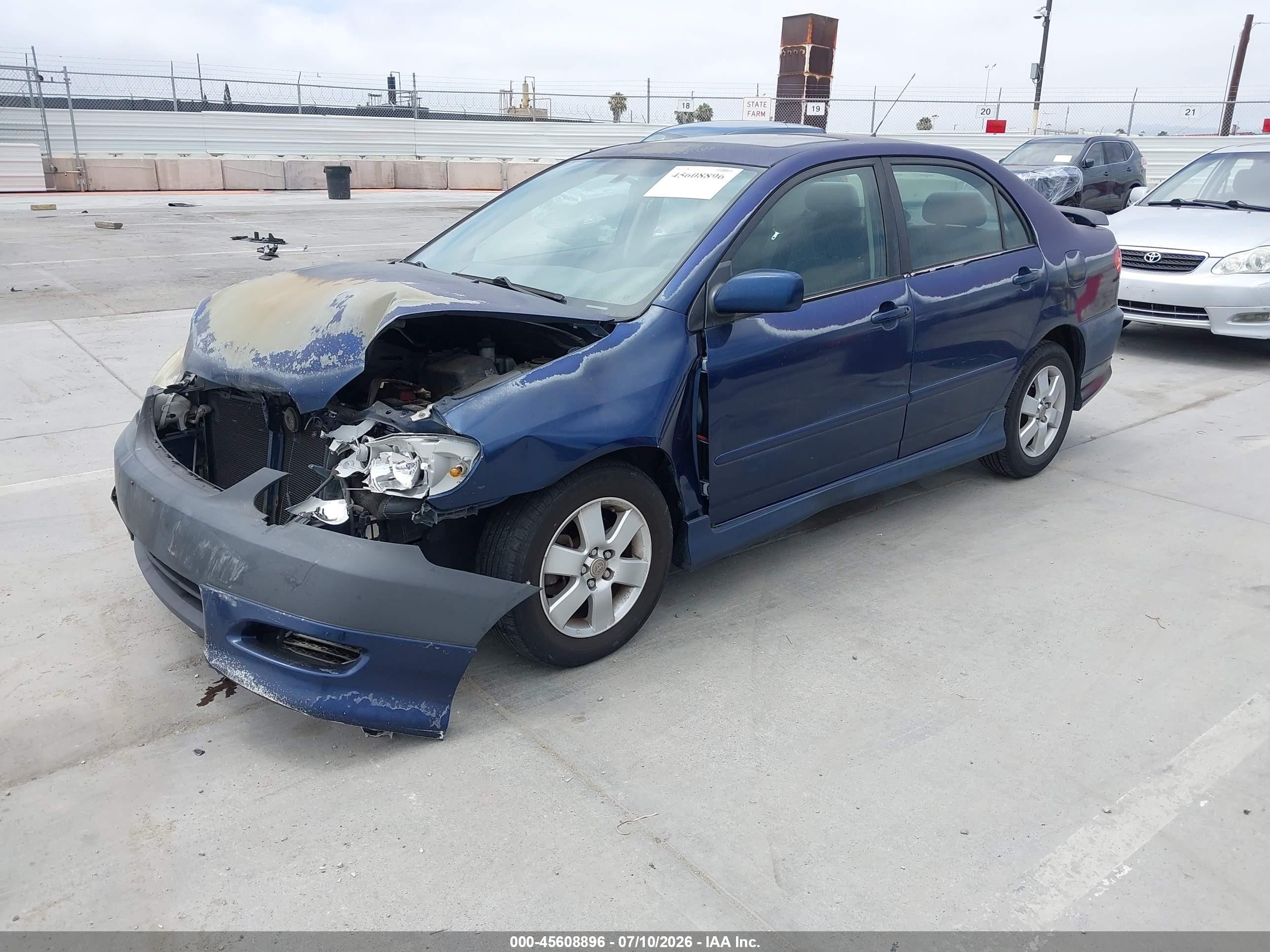 2007 Toyota Corolla S Blue vin: 1NXBR30E07Z911035