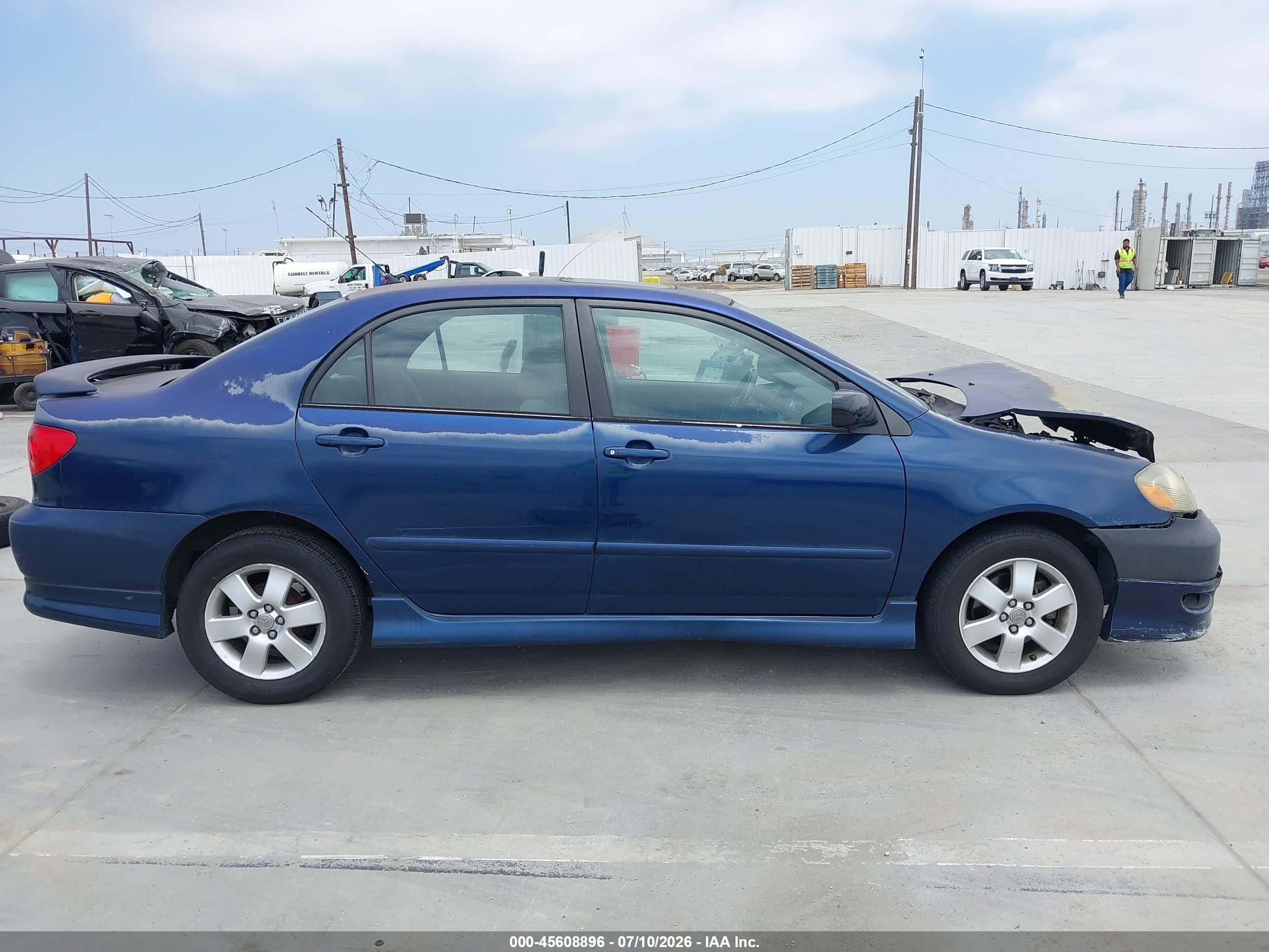 2007 Toyota Corolla S Blue vin: 1NXBR30E07Z911035