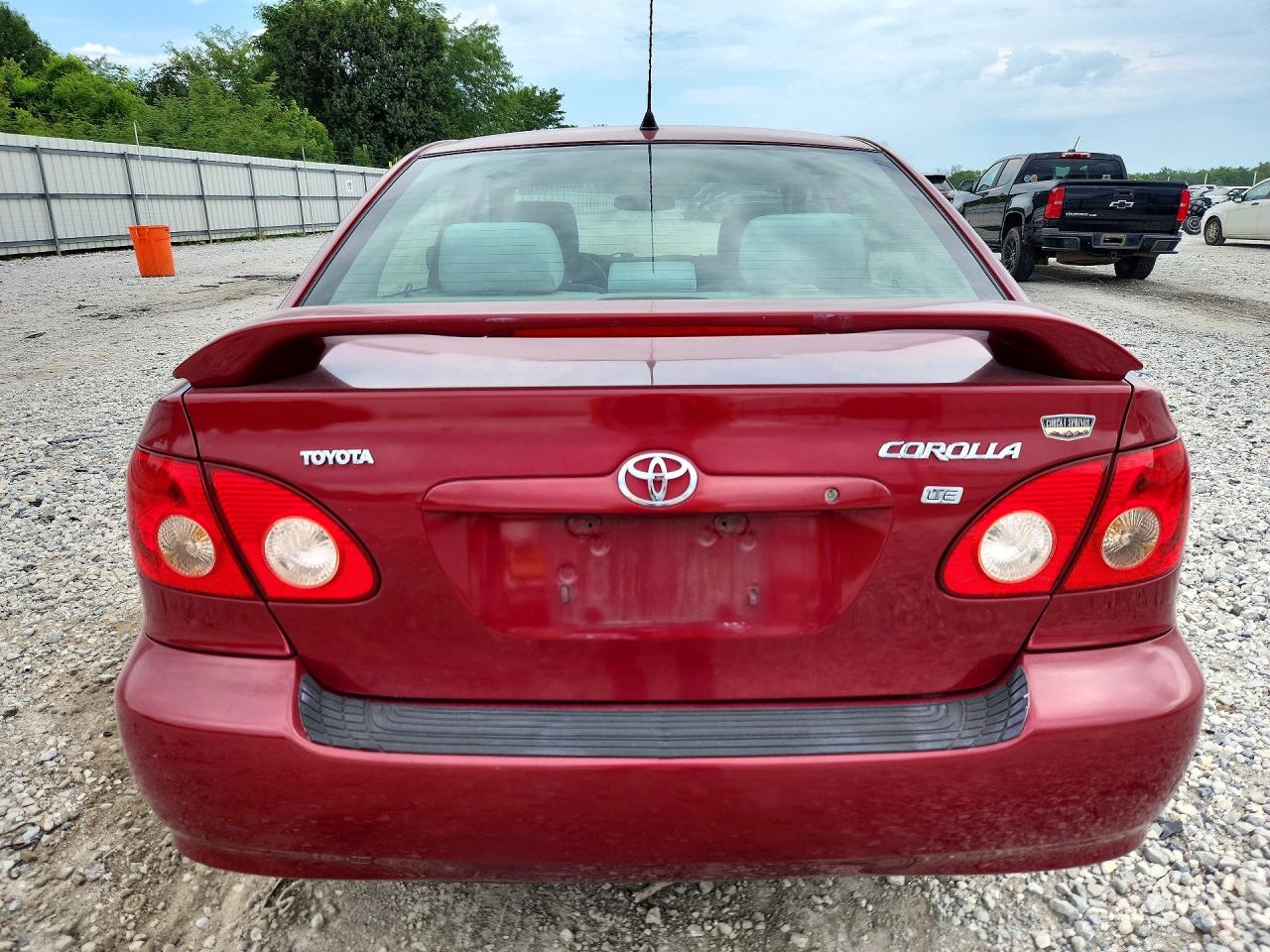 2008 Toyota Corolla Le Maroon vin: 1NXBR30E08Z949964