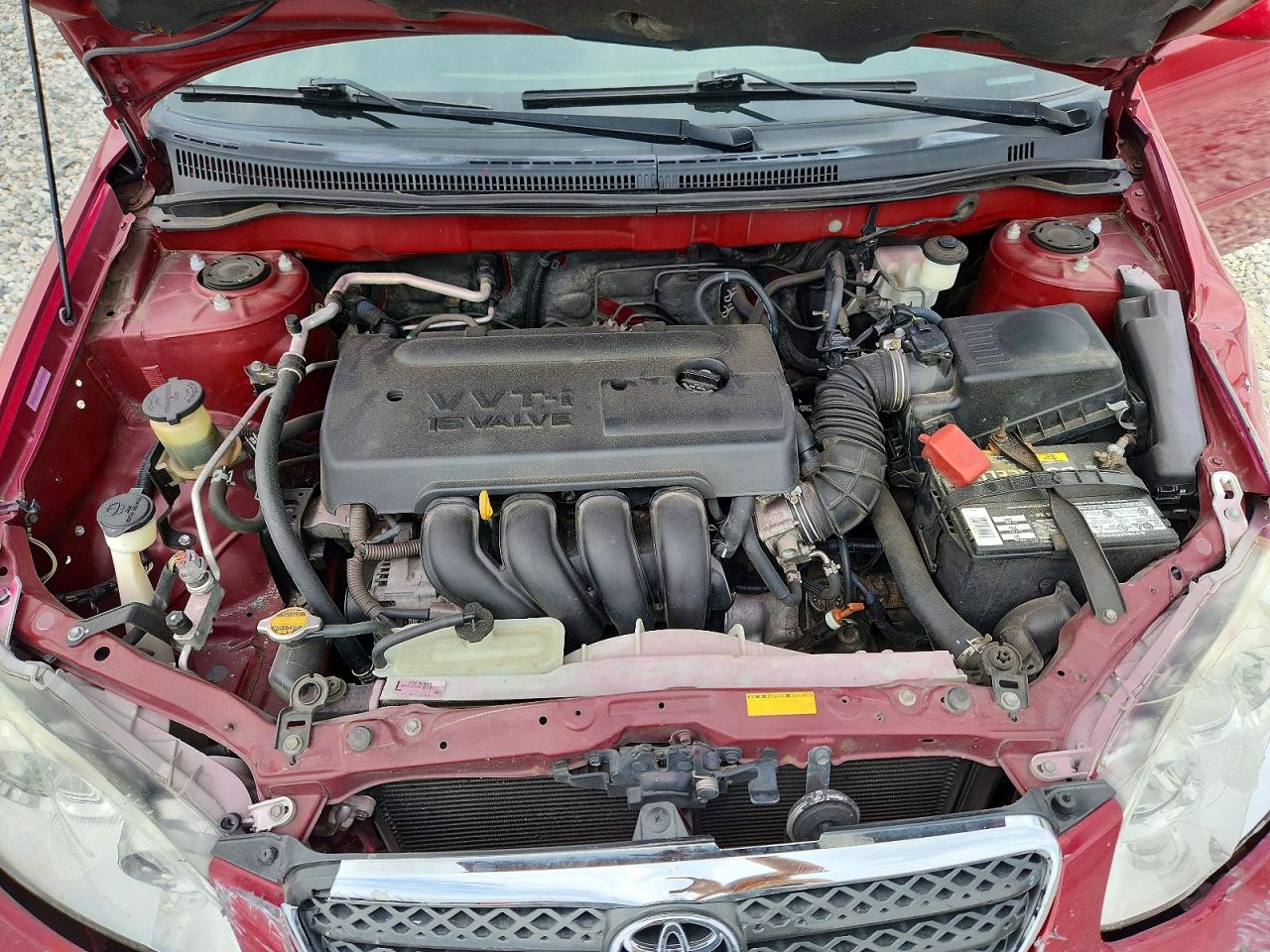 2008 Toyota Corolla Le Maroon vin: 1NXBR30E08Z949964
