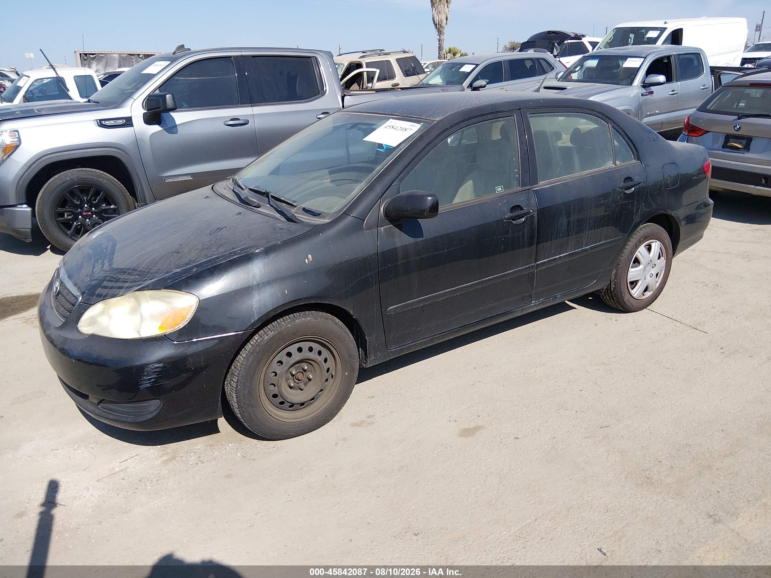 2007 Toyota Corolla Le Black vin: 1NXBR30E17Z862590