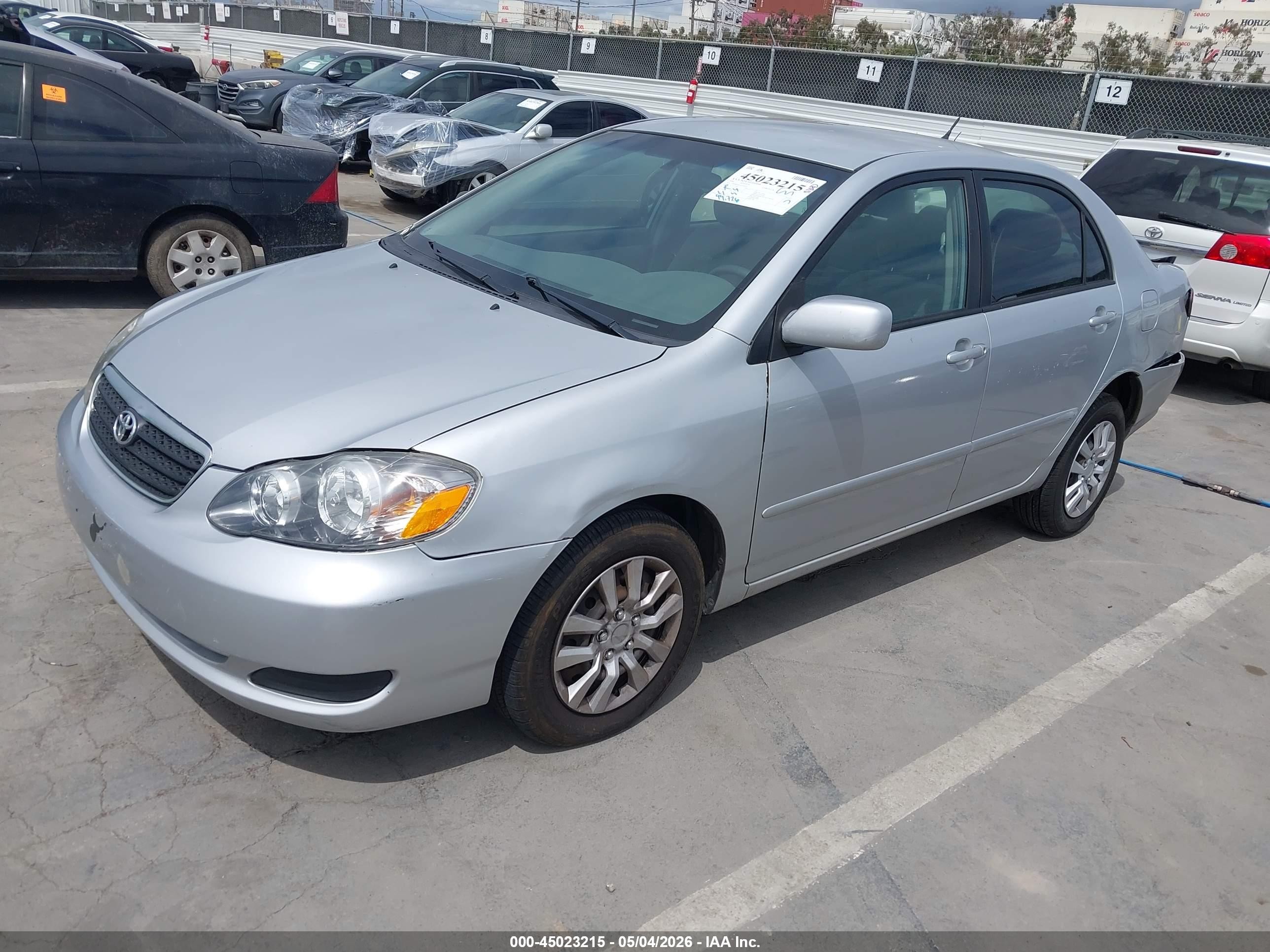 2006 Toyota Corolla Le Silver vin: 1NXBR30E36Z626182