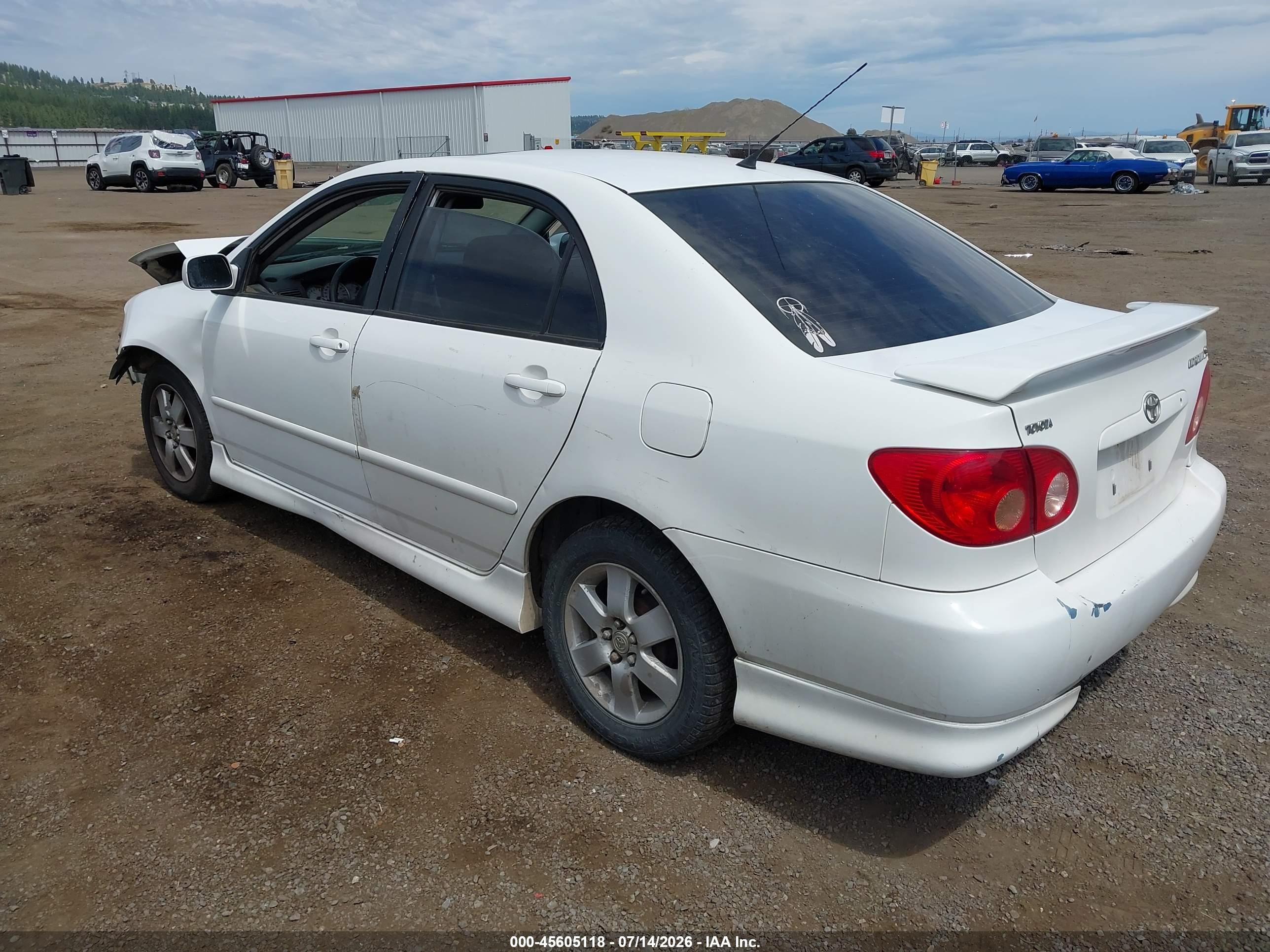 2006 Toyota Corolla S Белый vin: 1NXBR30E36Z708476
