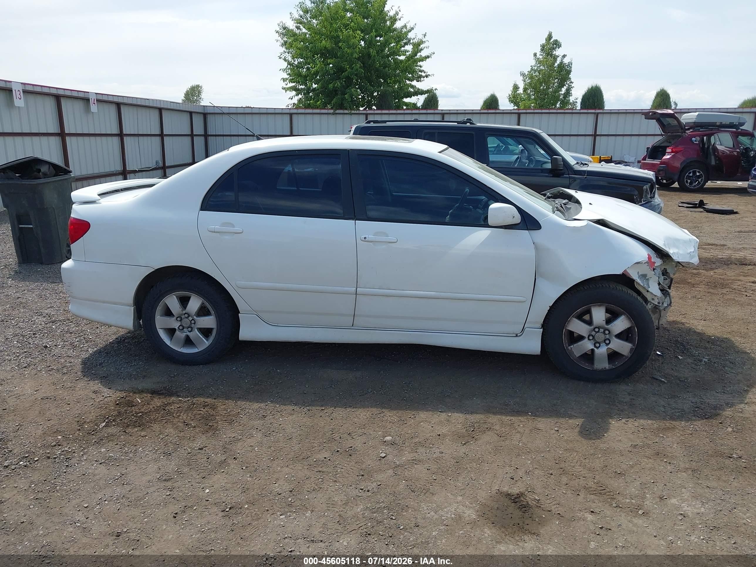 2006 Toyota Corolla S Белый vin: 1NXBR30E36Z708476