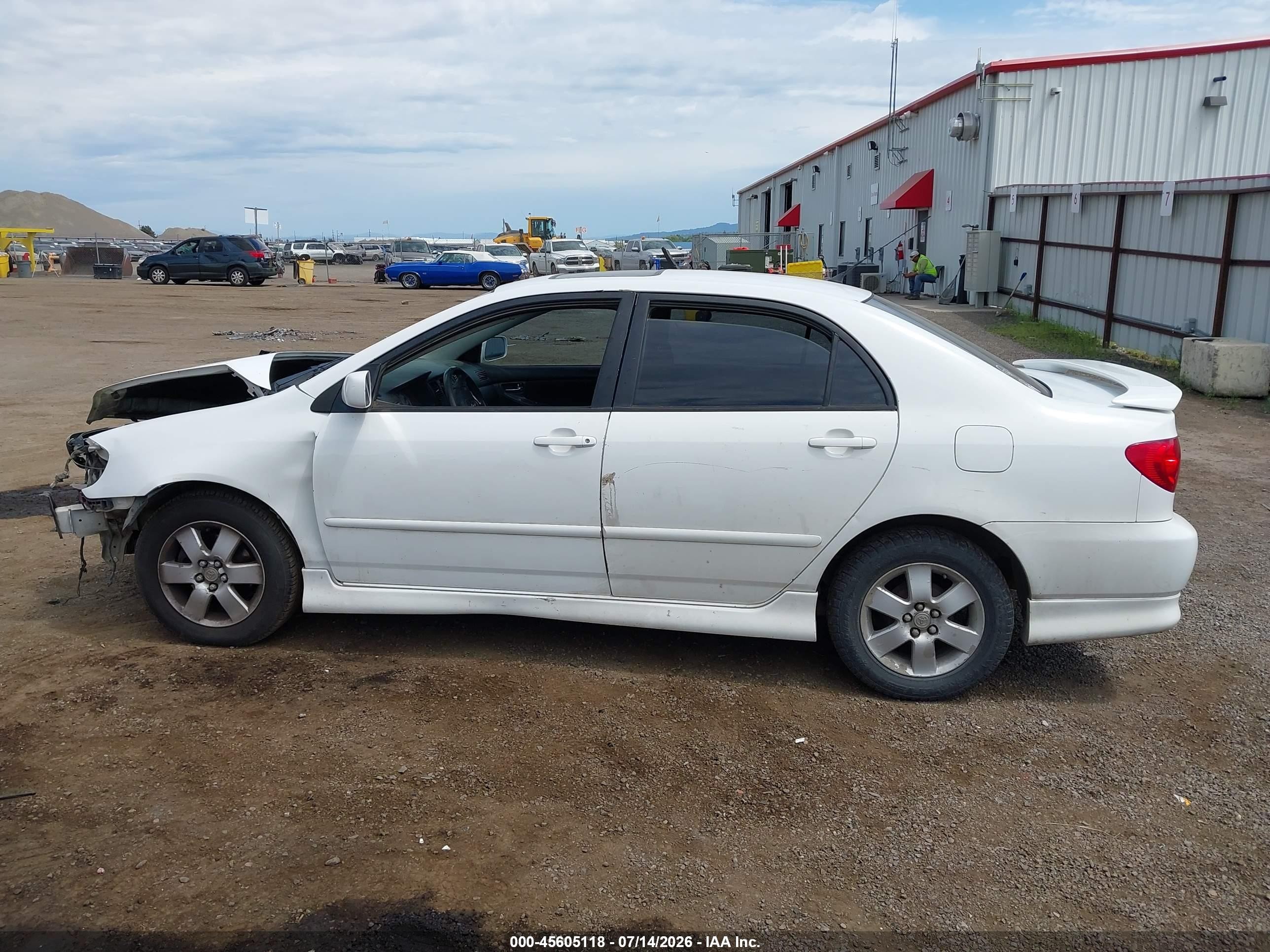 2006 Toyota Corolla S Белый vin: 1NXBR30E36Z708476