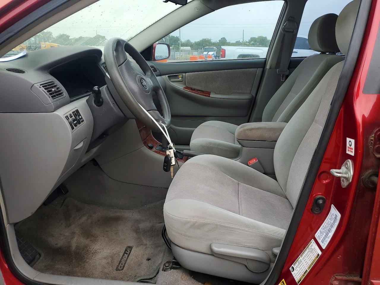2007 Toyota Corolla Le Red vin: 1NXBR30E37Z812905