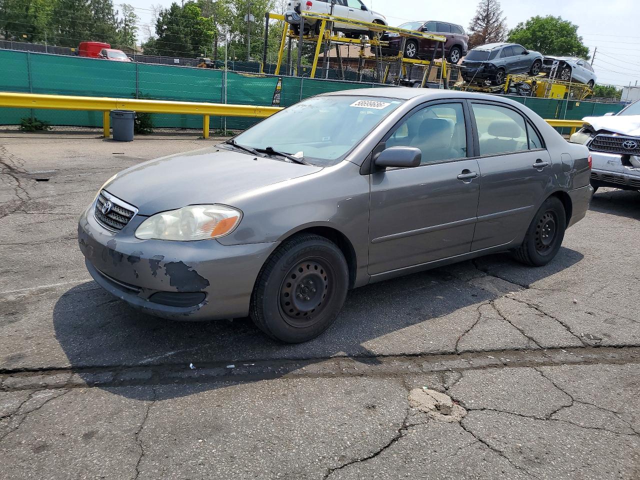 2008 Toyota Corolla Gray vin: 1NXBR30E38Z984384