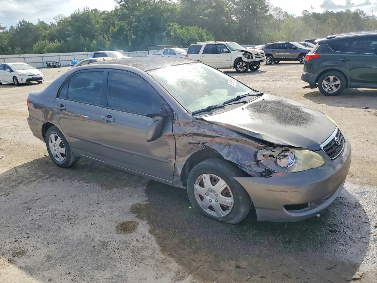 2007 Toyota Corolla Le Серый vin: 1NXBR30E47Z799016