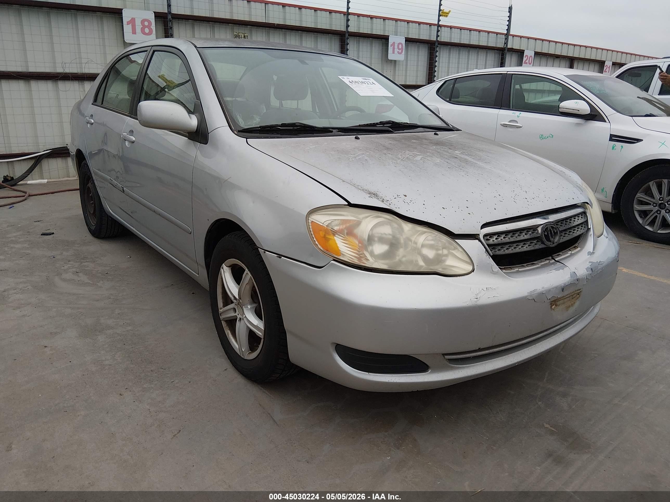 2008 Toyota Corolla Le Silver vin: 1NXBR30E48Z021302