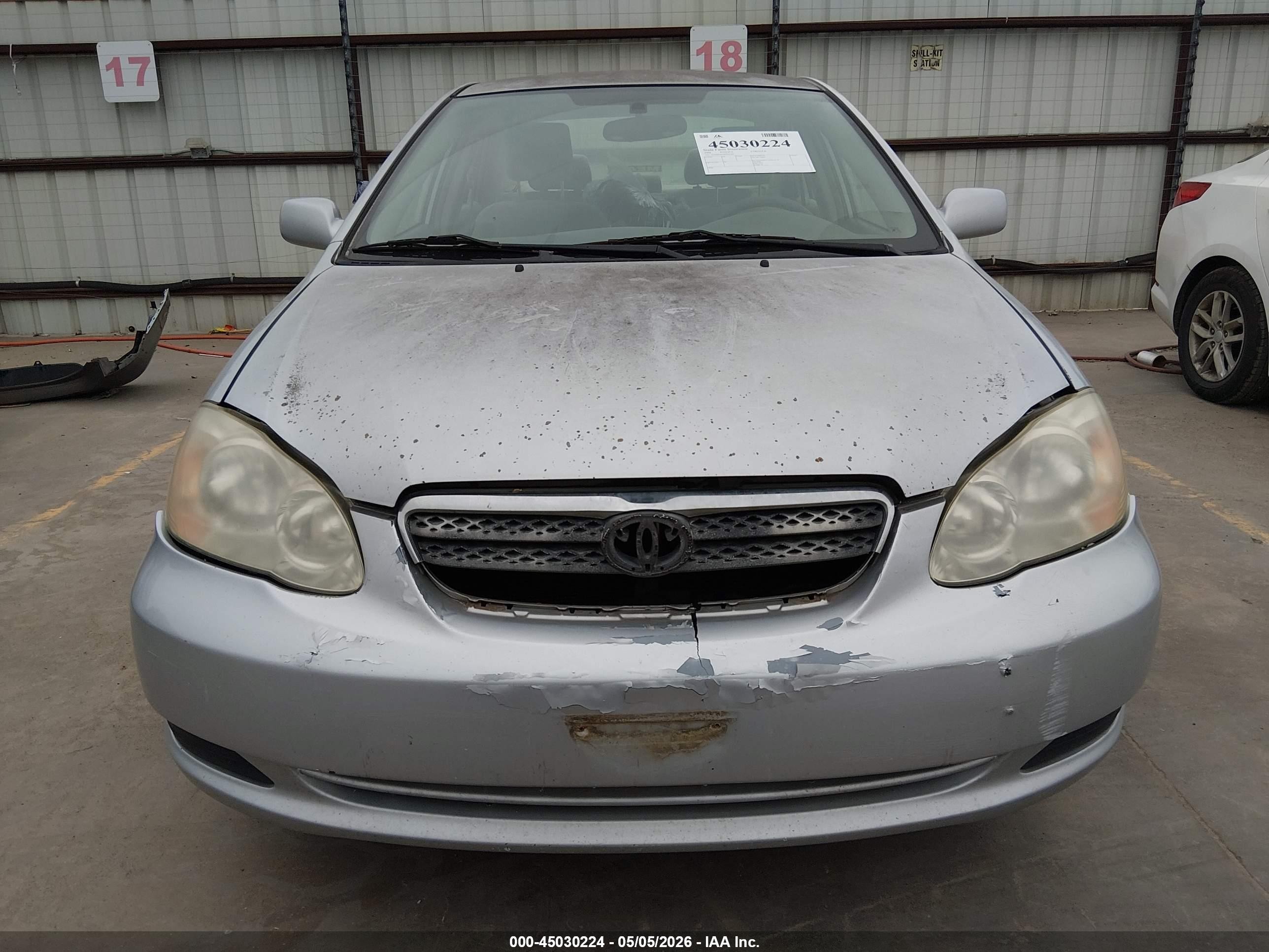 2008 Toyota Corolla Le Silver vin: 1NXBR30E48Z021302