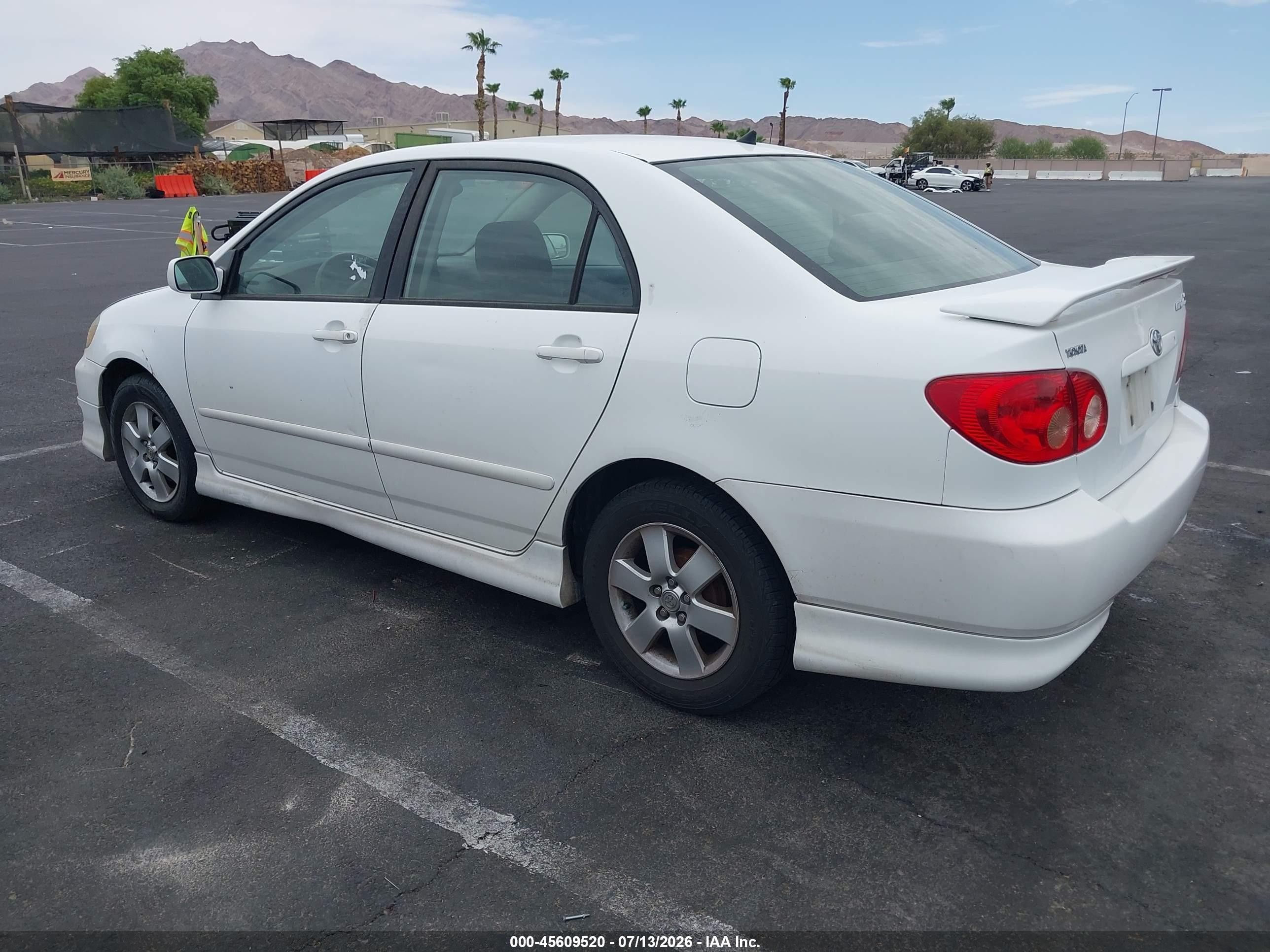 2005 Toyota Corolla S White vin: 1NXBR30E55Z522761