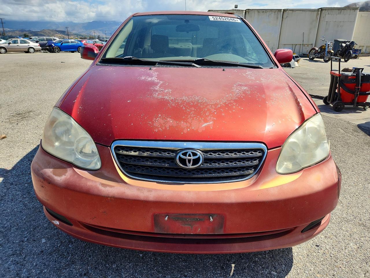 2008 Toyota Corolla Le Красный vin: 1NXBR30E58Z044183
