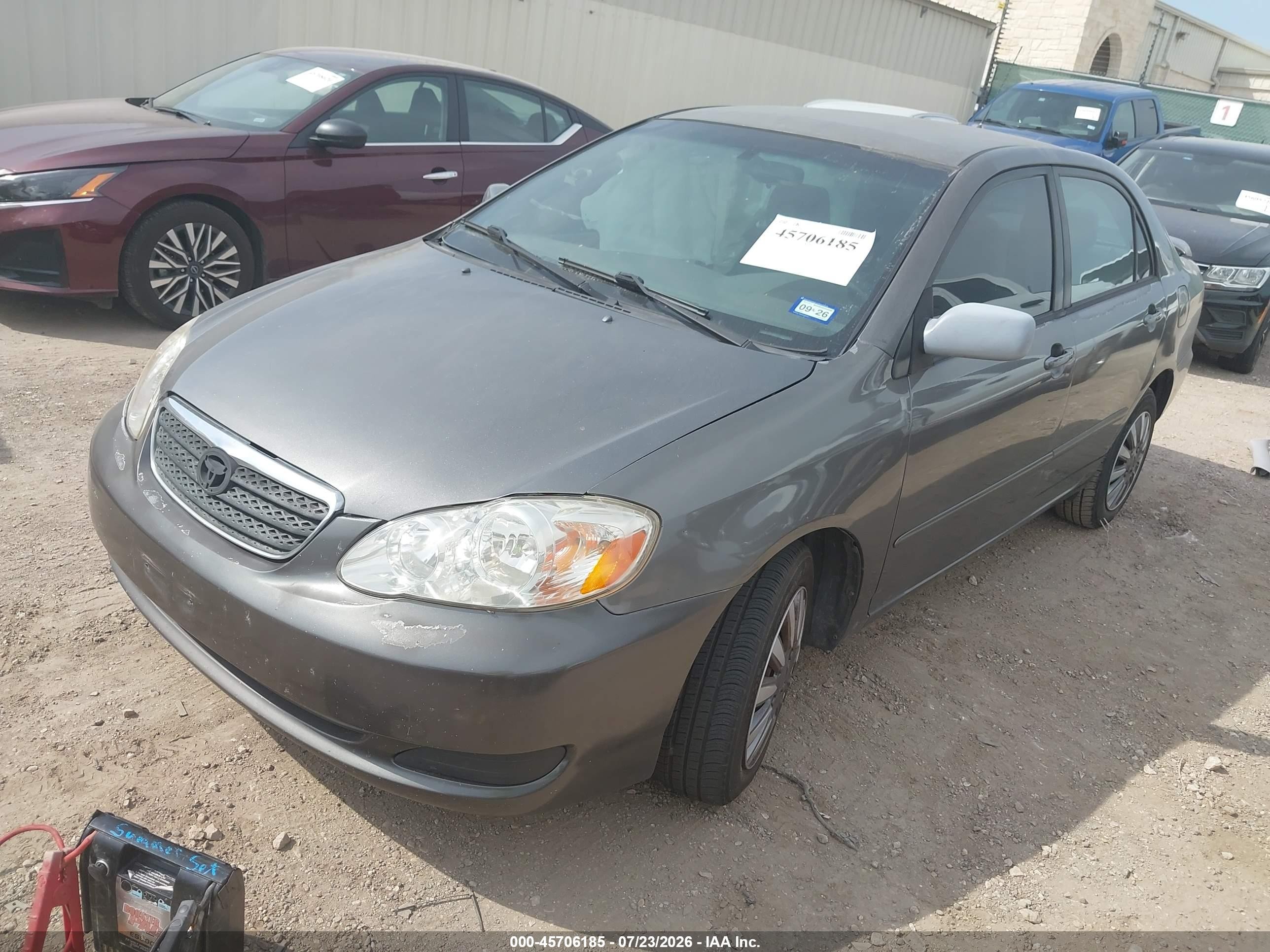 2007 Toyota Corolla Le Gray vin: 1NXBR30E67Z809271