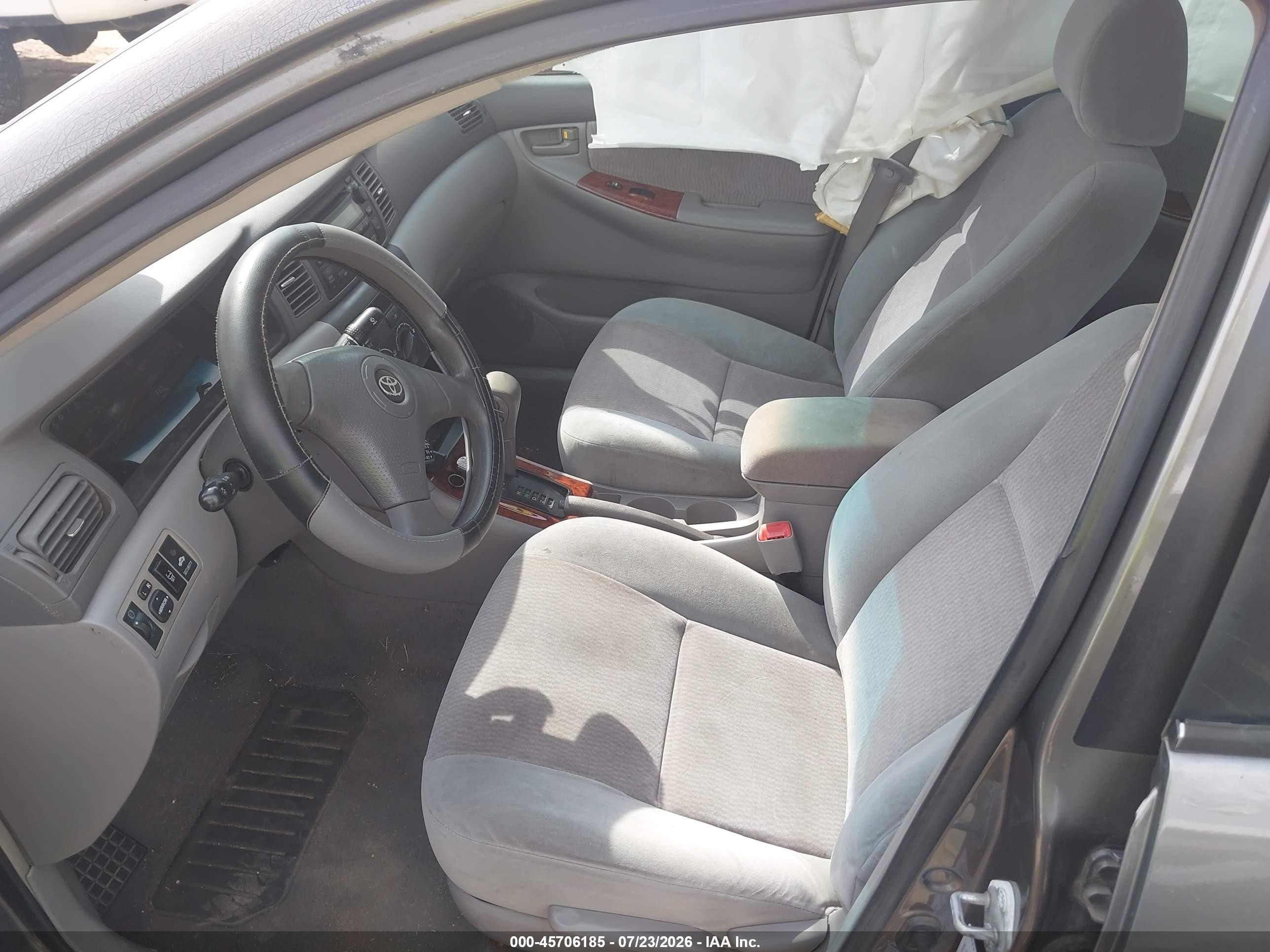 2007 Toyota Corolla Le Gray vin: 1NXBR30E67Z809271