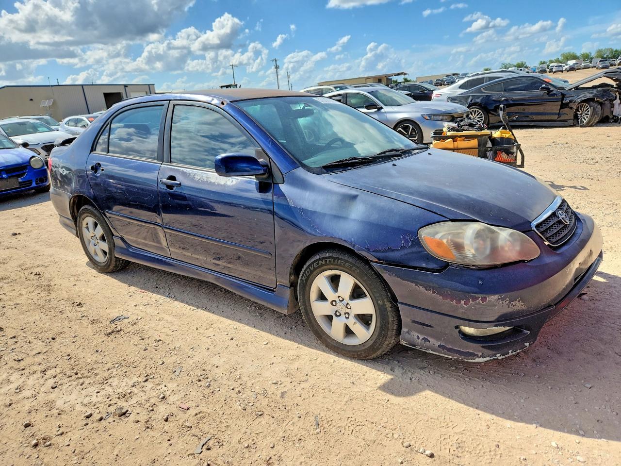 2007 Toyota Corolla Blue vin: 1NXBR30E77Z799575