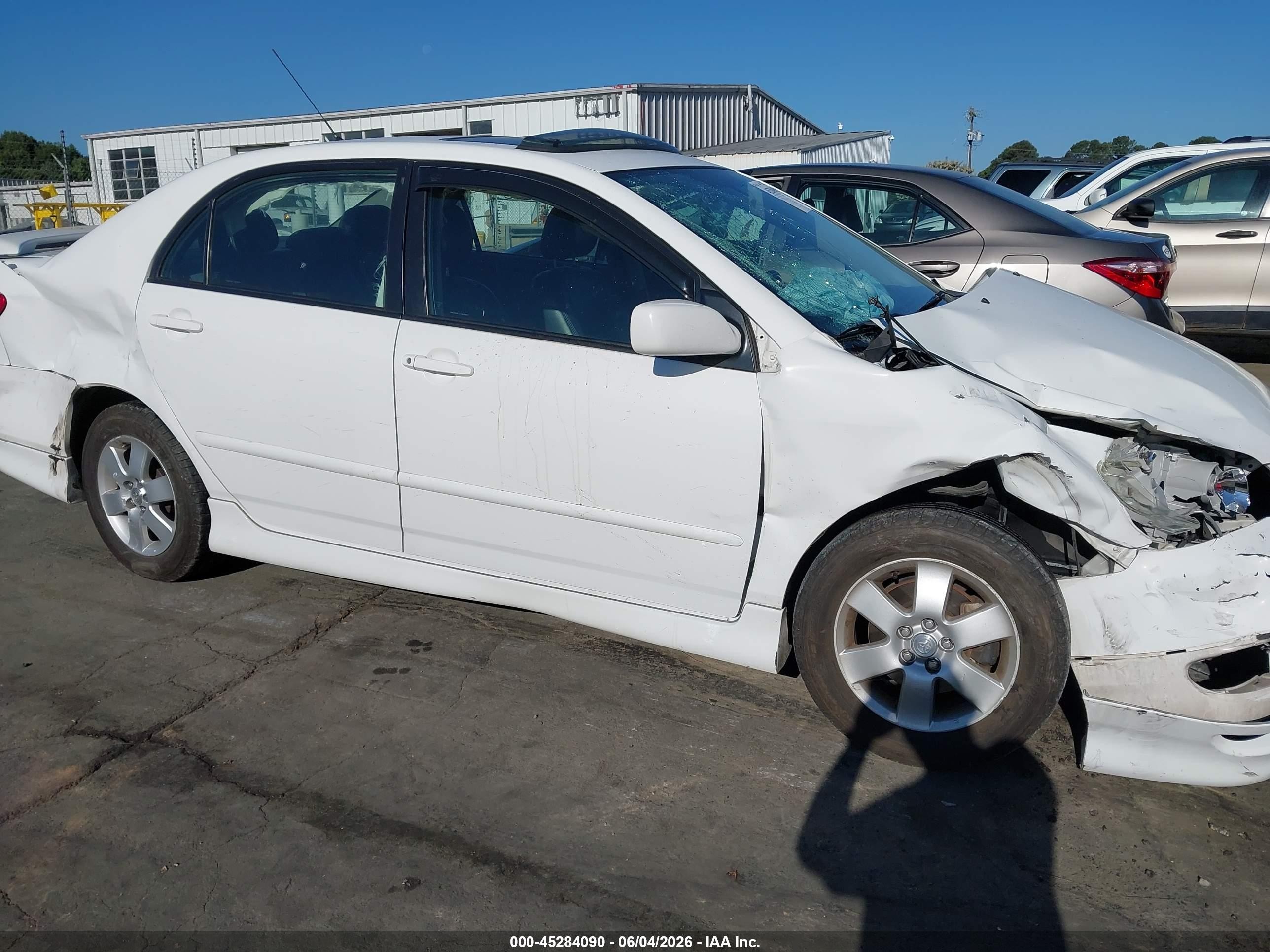 2007 Toyota Corolla S Белый vin: 1NXBR30E77Z858057