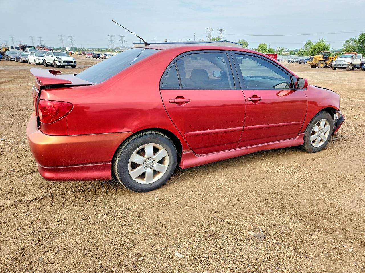 2007 Toyota Corolla S Red vin: 1NXBR30E77Z925109