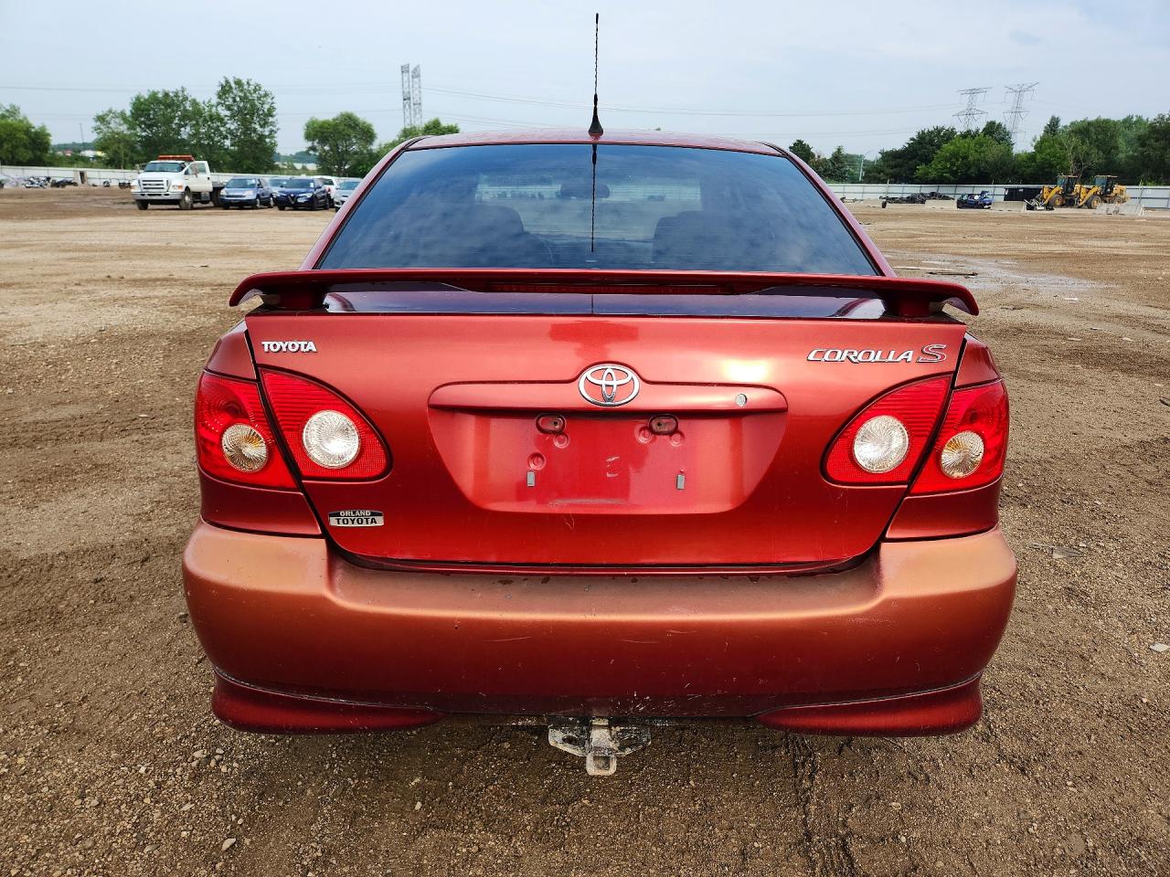 2007 Toyota Corolla S Red vin: 1NXBR30E77Z925109