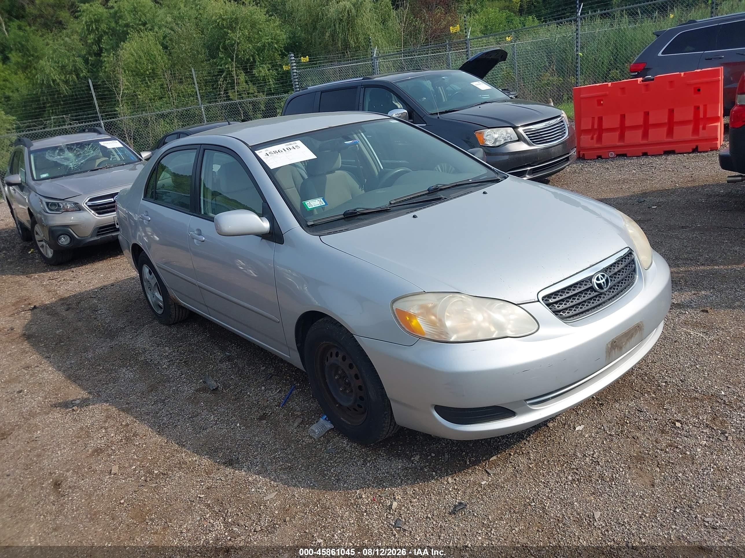 2008 Toyota Corolla Le Silver vin: 1NXBR30E78Z027675