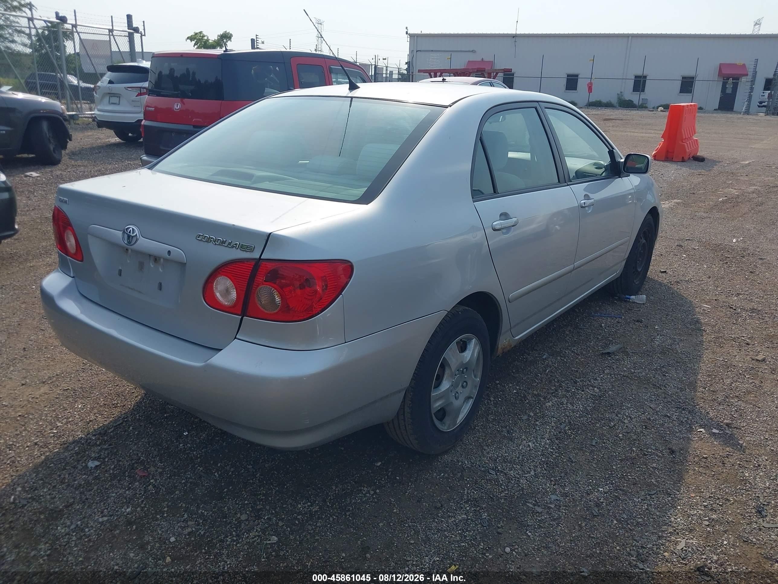 2008 Toyota Corolla Le Silver vin: 1NXBR30E78Z027675