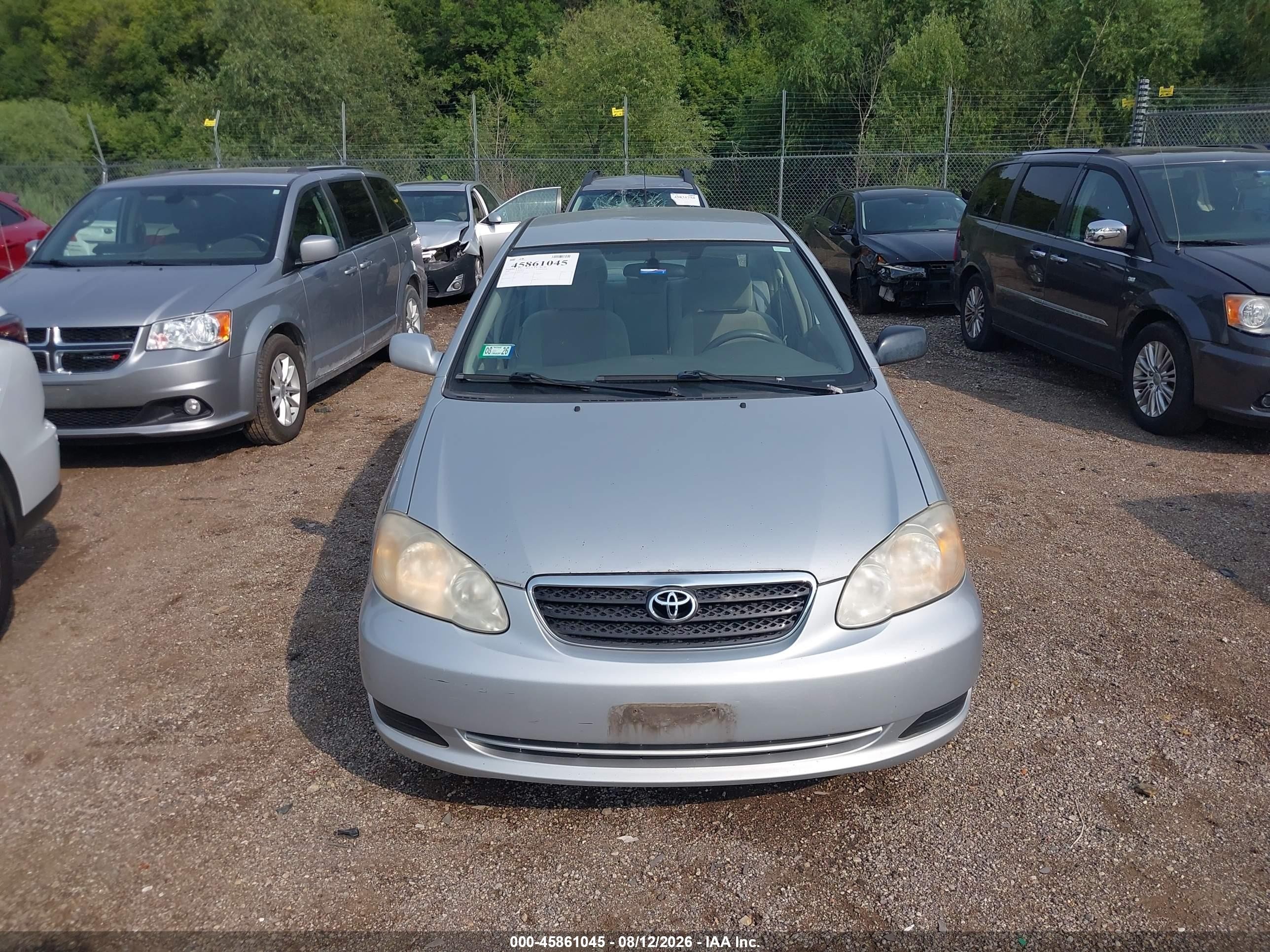 2008 Toyota Corolla Le Silver vin: 1NXBR30E78Z027675