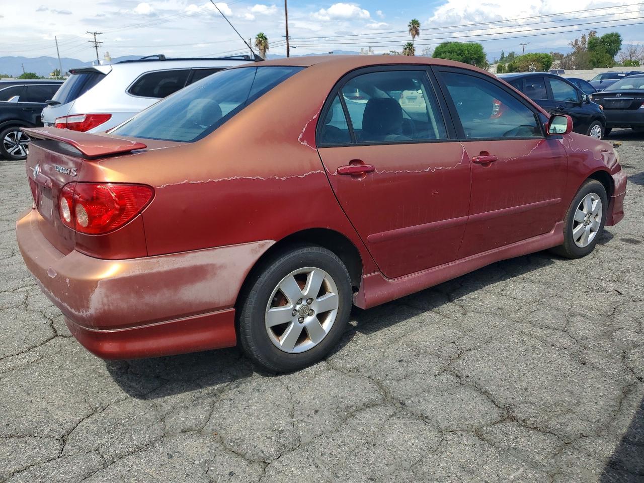 2005 Toyota Corolla S Красный vin: 1NXBR30E85Z551381