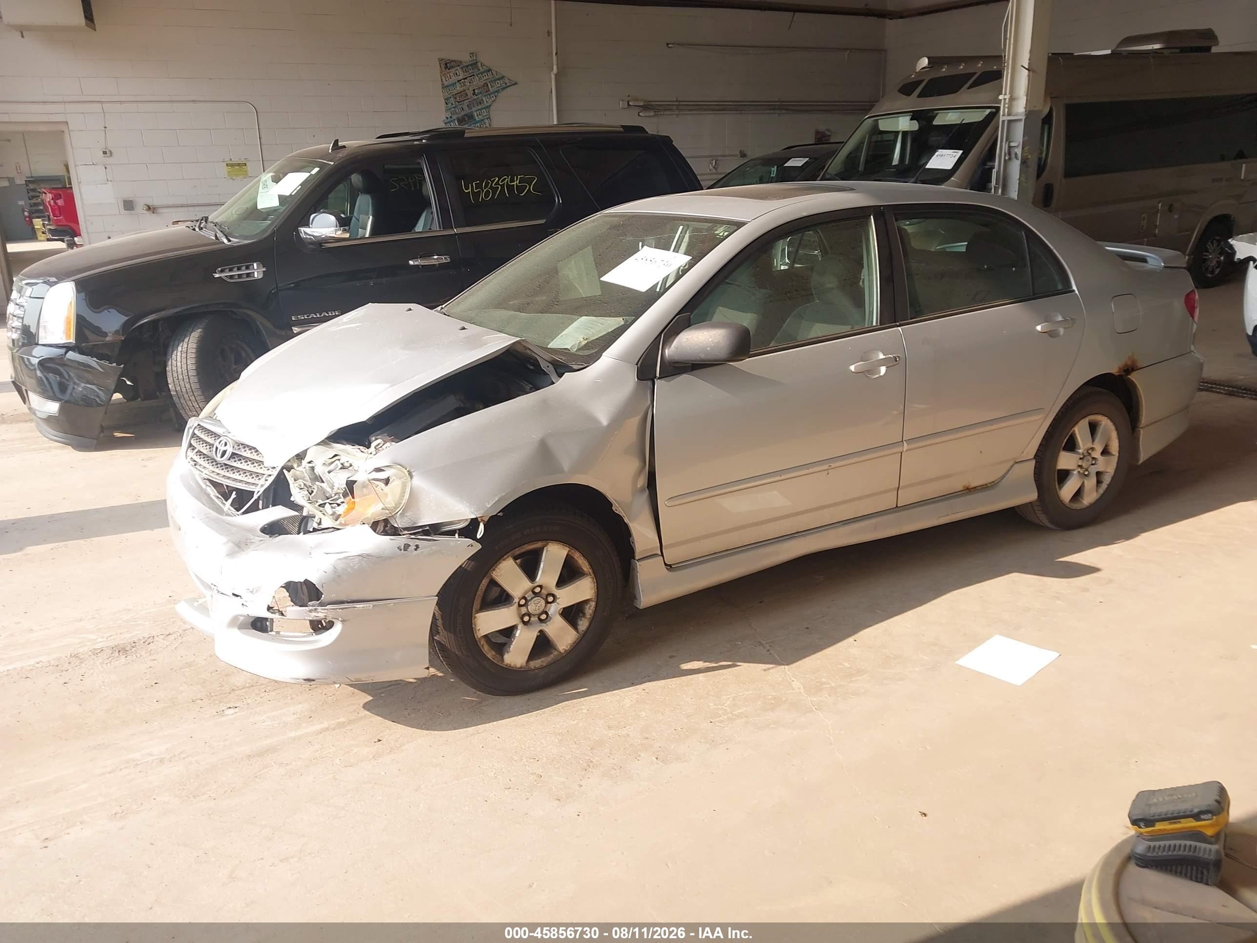 2006 Toyota Corolla S Silver vin: 1NXBR30E86Z602539