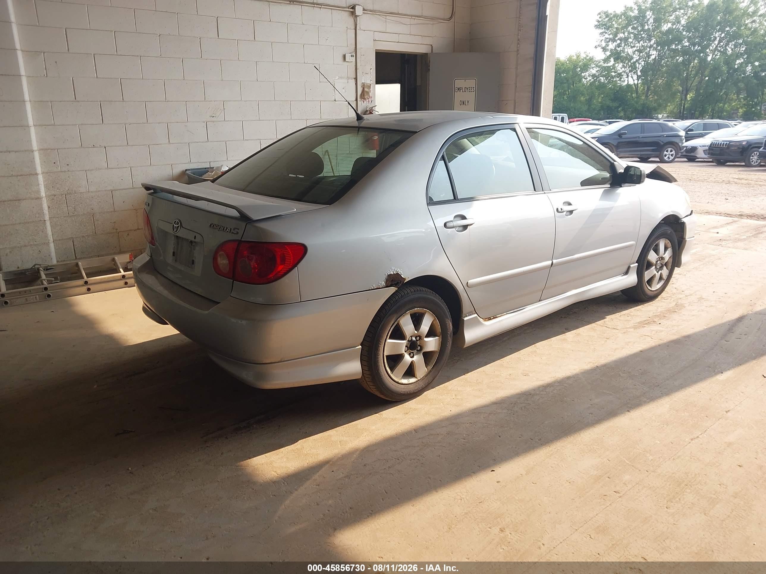 2006 Toyota Corolla S Silver vin: 1NXBR30E86Z602539